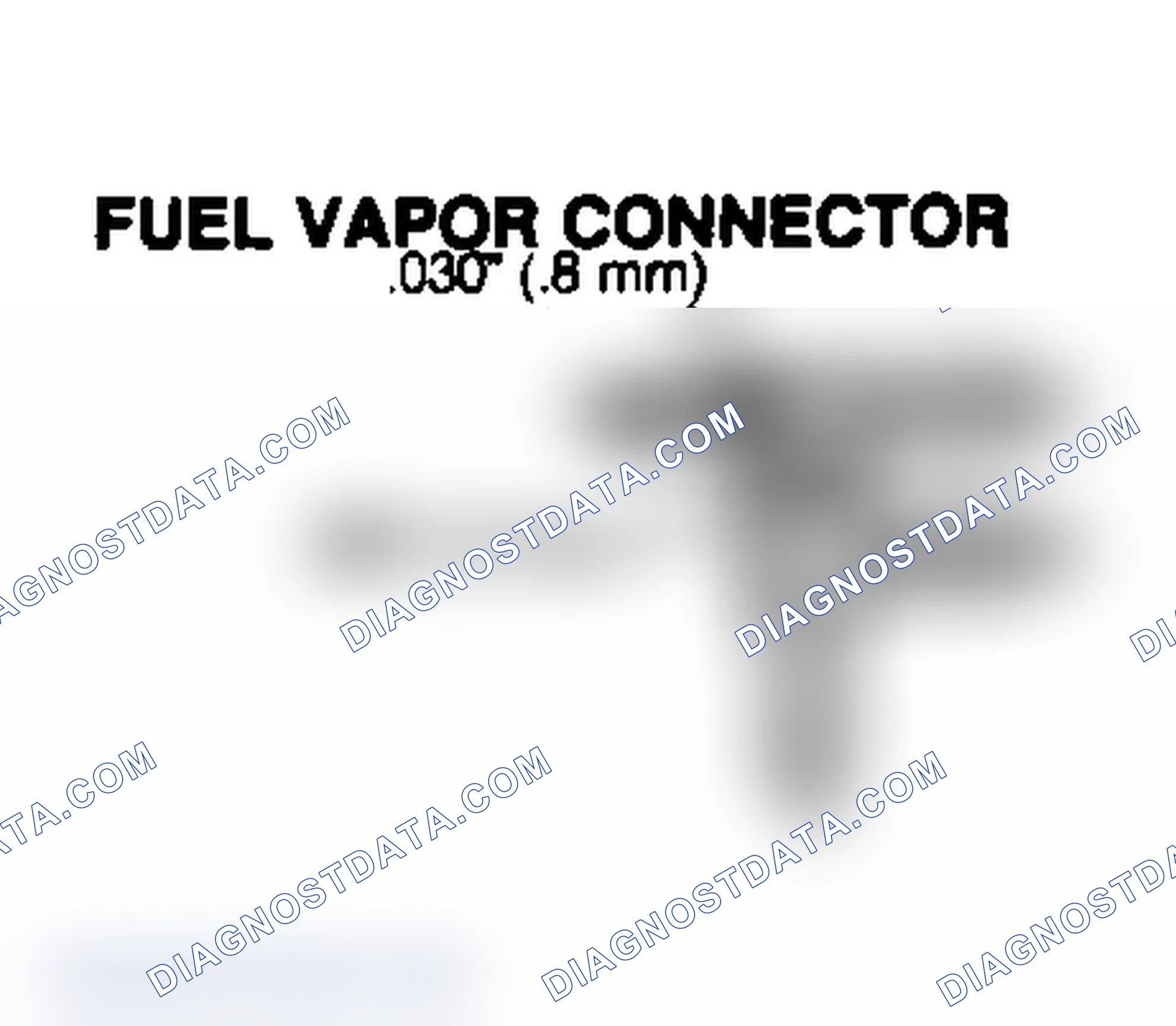 Scheme 11: FUEL VAPOR CONNECTOR