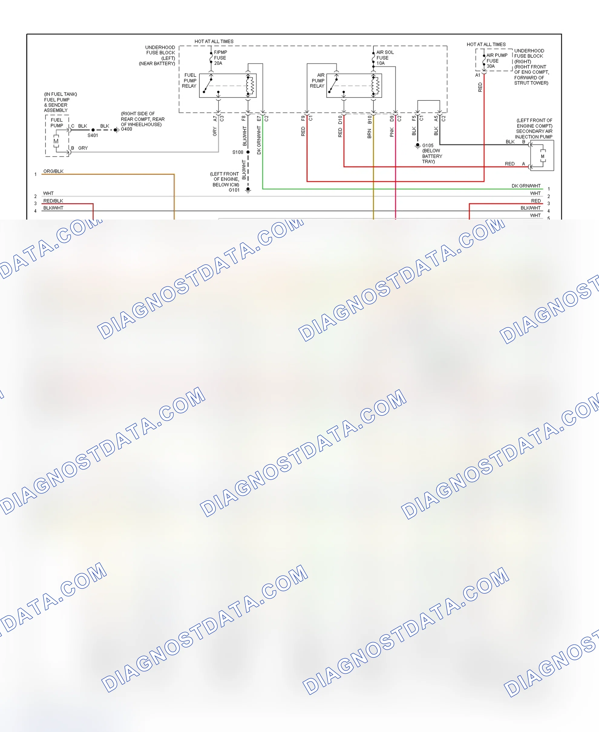 Scheme 188: PCM Wiring Diagram (Park Avenue - 3.8L - 3 Of 4)