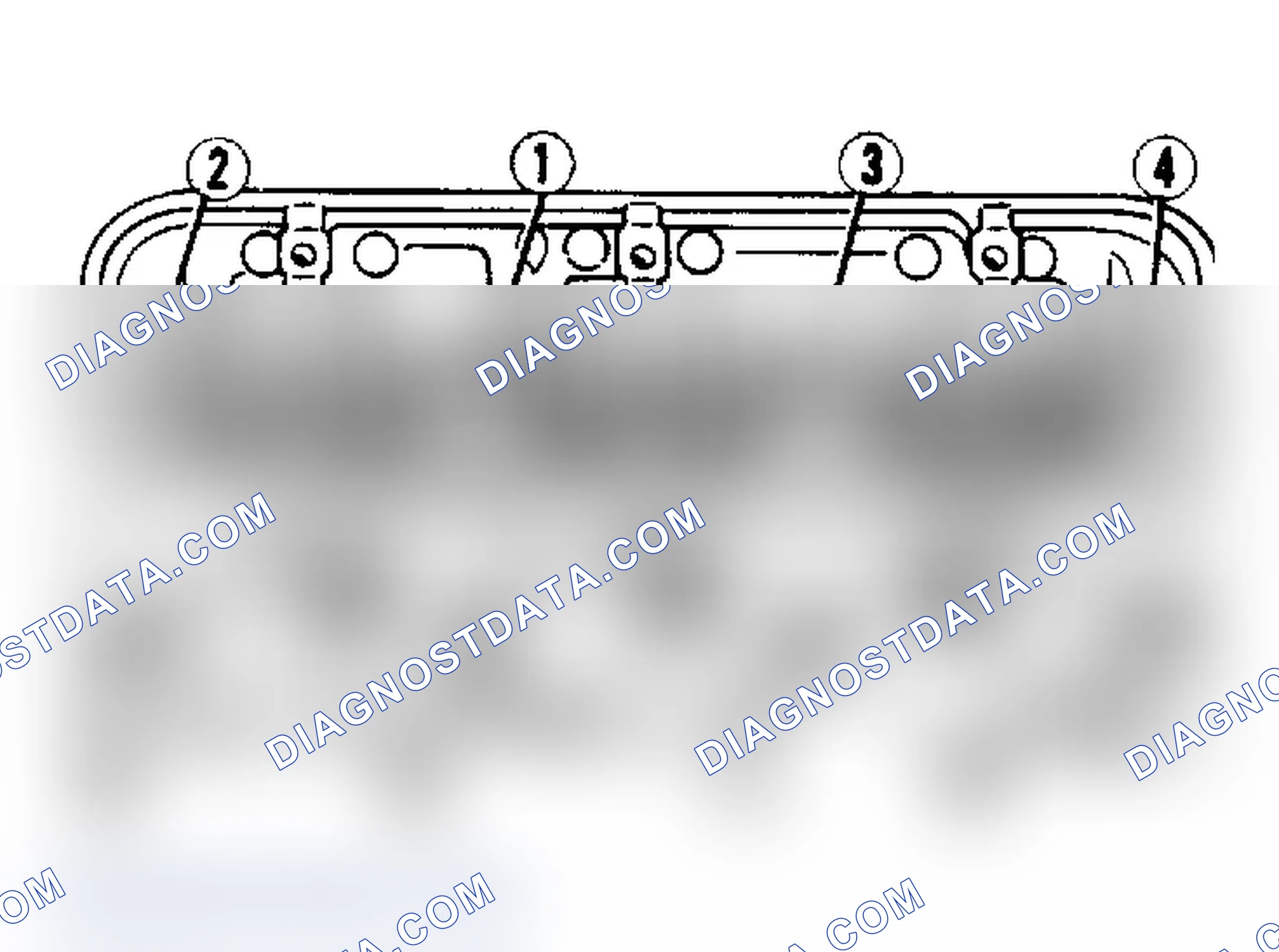 Scheme 53: Cylinder Head Tightening Sequence Tighten head bolts in 3 steps.