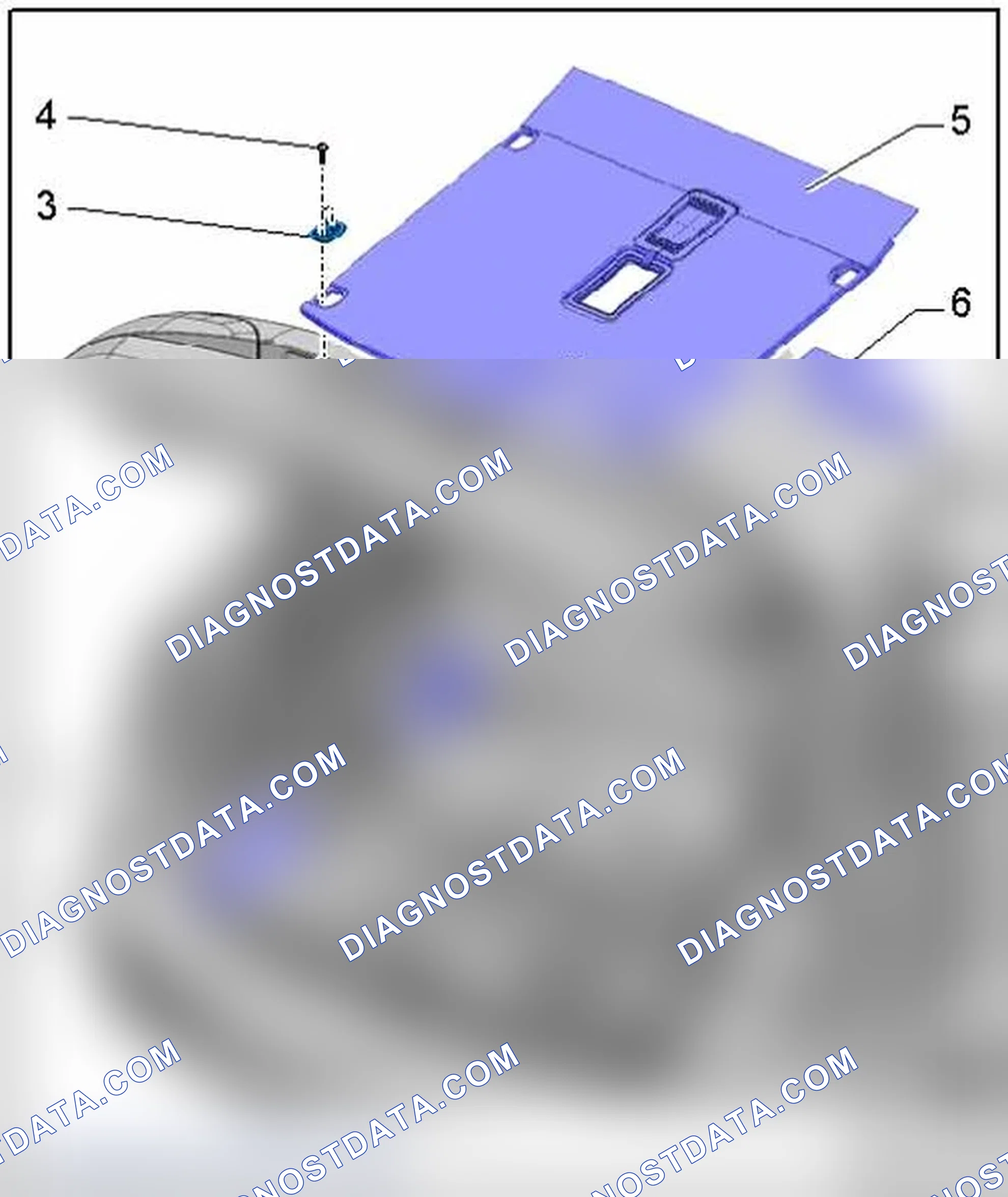 Scheme 24: LUGGAGE COMPARTMENT FLOOR PANEL - Q5 HYBRID, ASSEMBLY OVERVIEW
