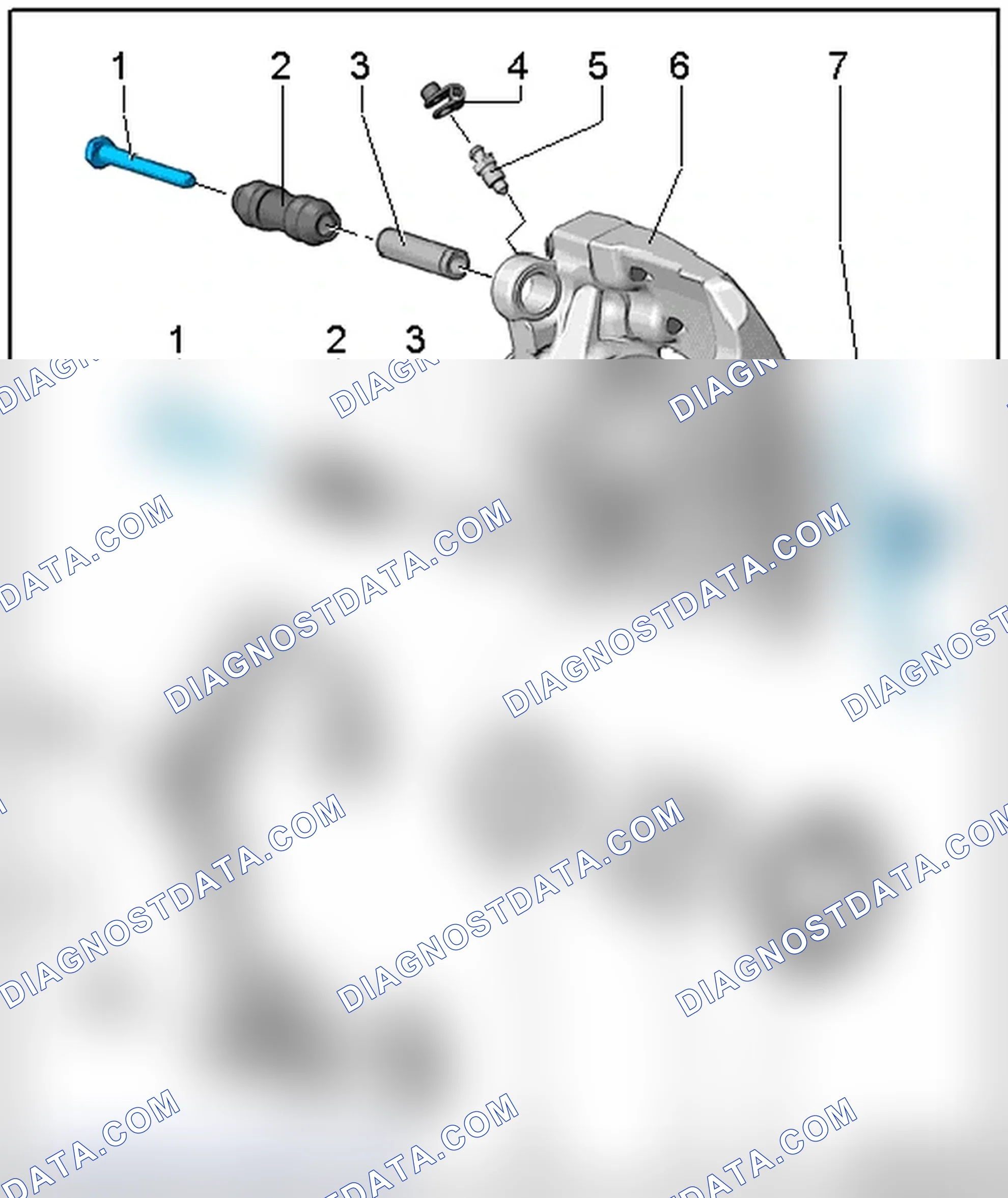 Scheme 150: FBC BRAKE CALIPER ASSEMBLY OVERVIEW