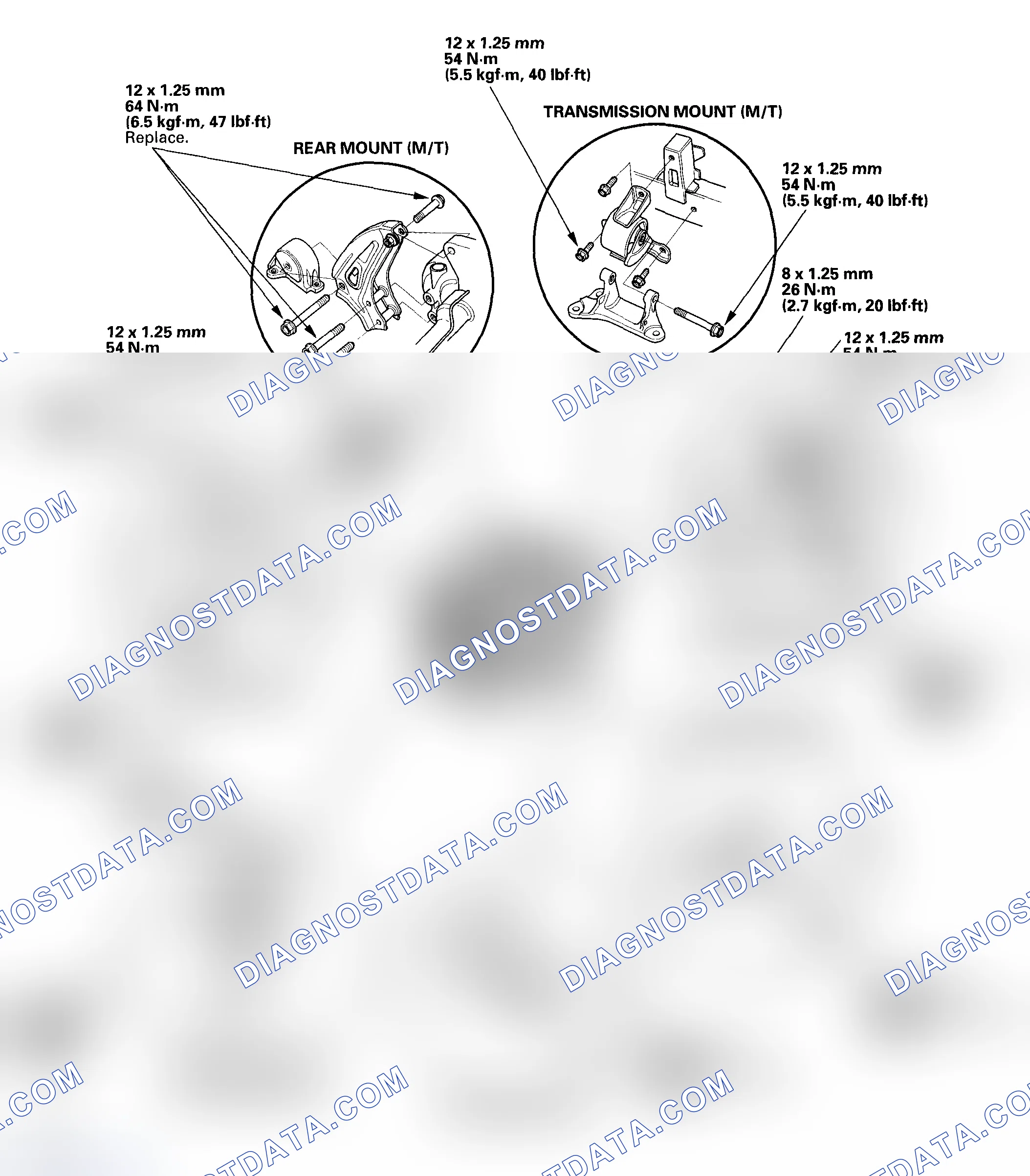 Scheme 60: Engine Mount Replacement