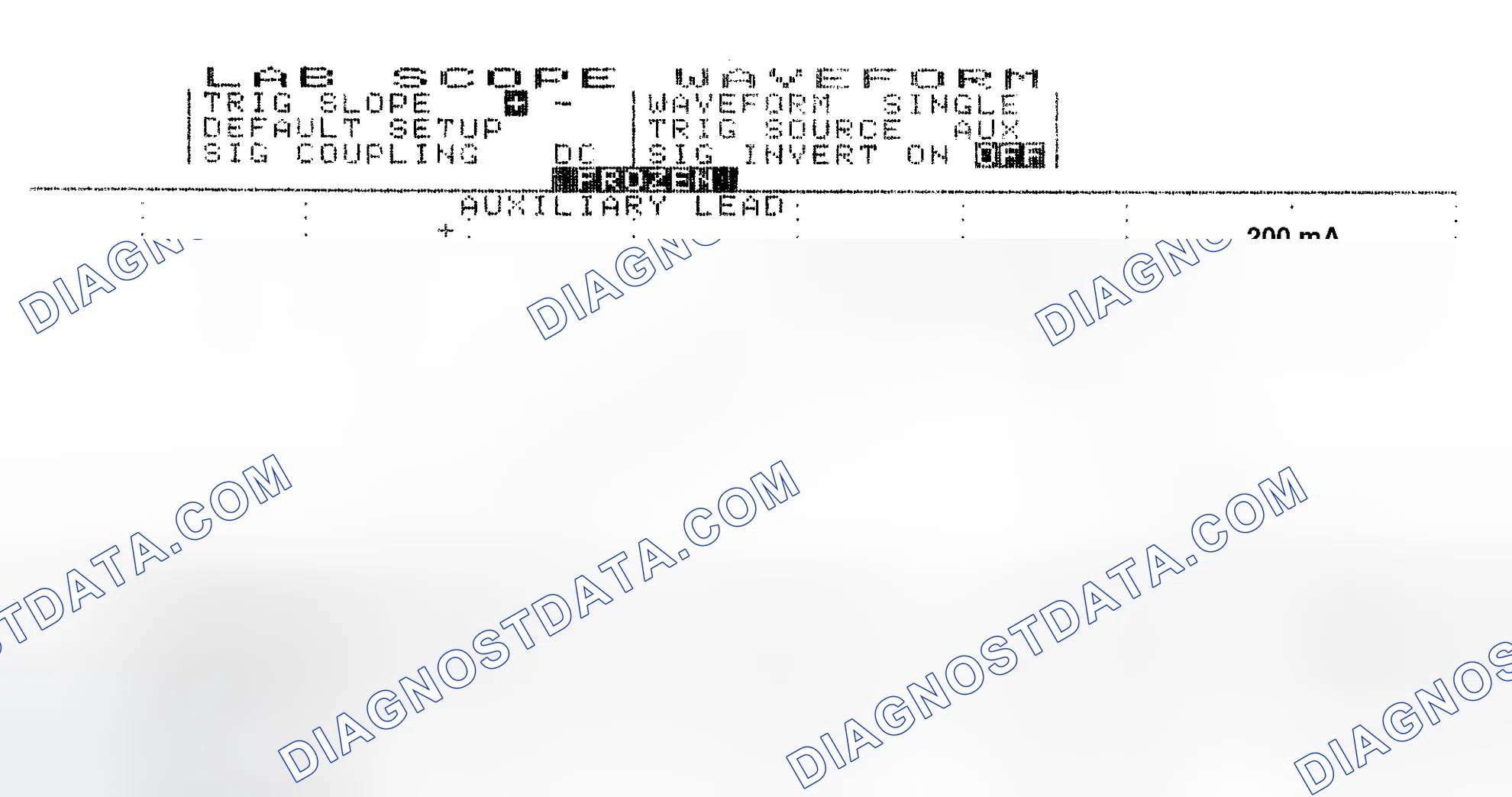 Scheme 13: Single Injector w/Normal Current Flow - Current Pattern