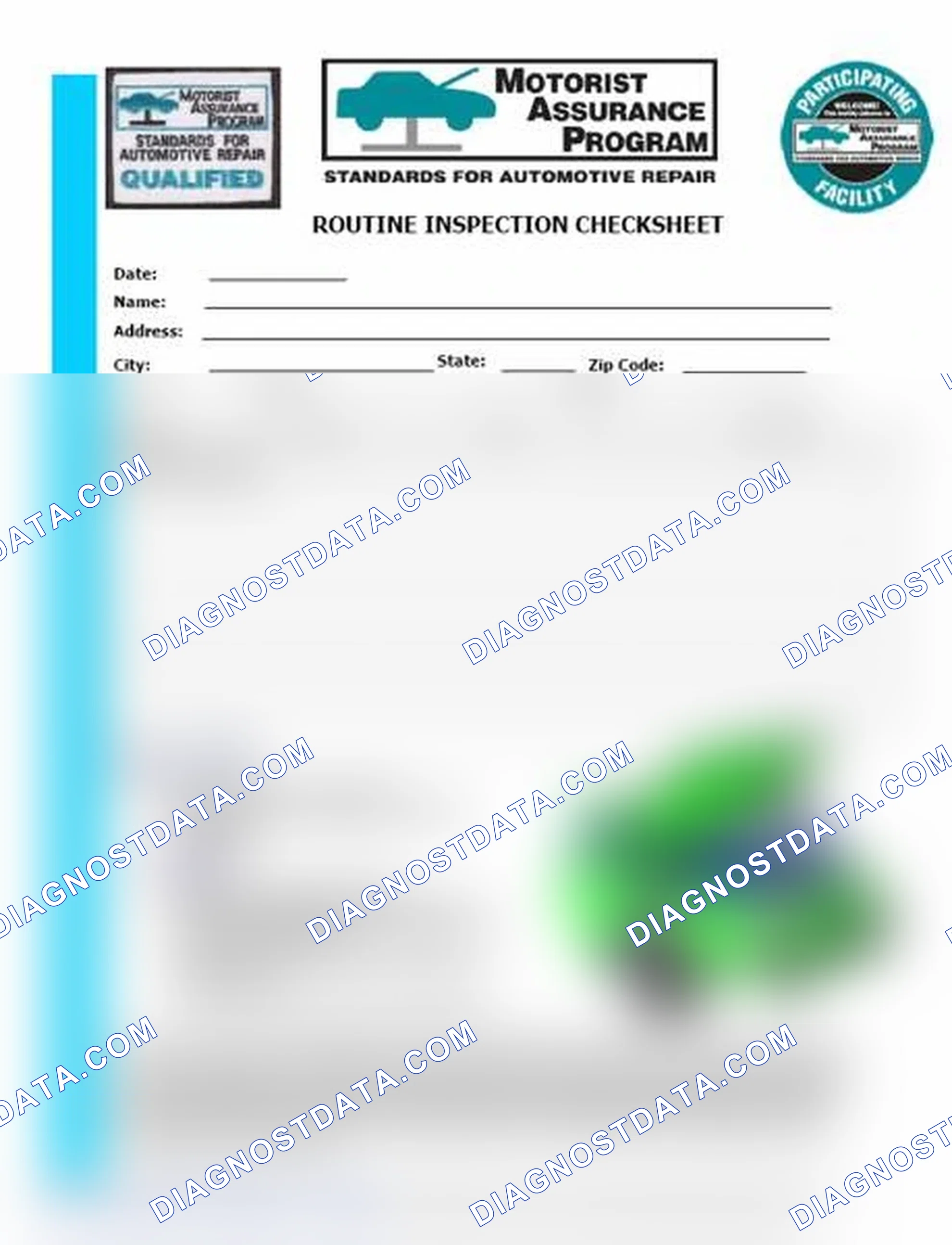 Scheme 26: Routine Inspection Checksheet (1 Of 2)