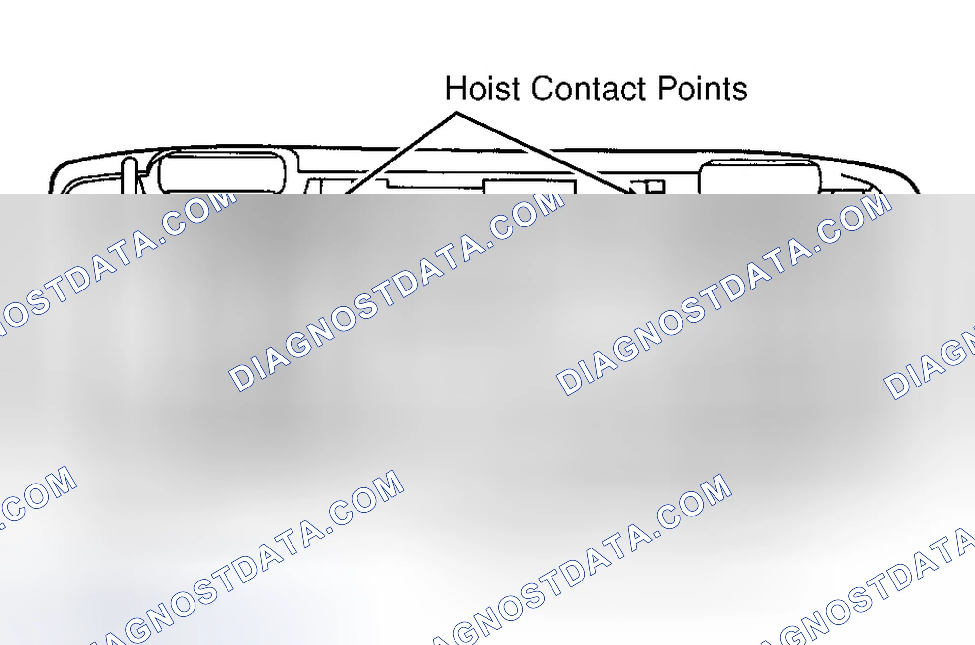 Scheme 2: Hoisting Contact Points (Windstar) Courtesy of Ford Motor Co.