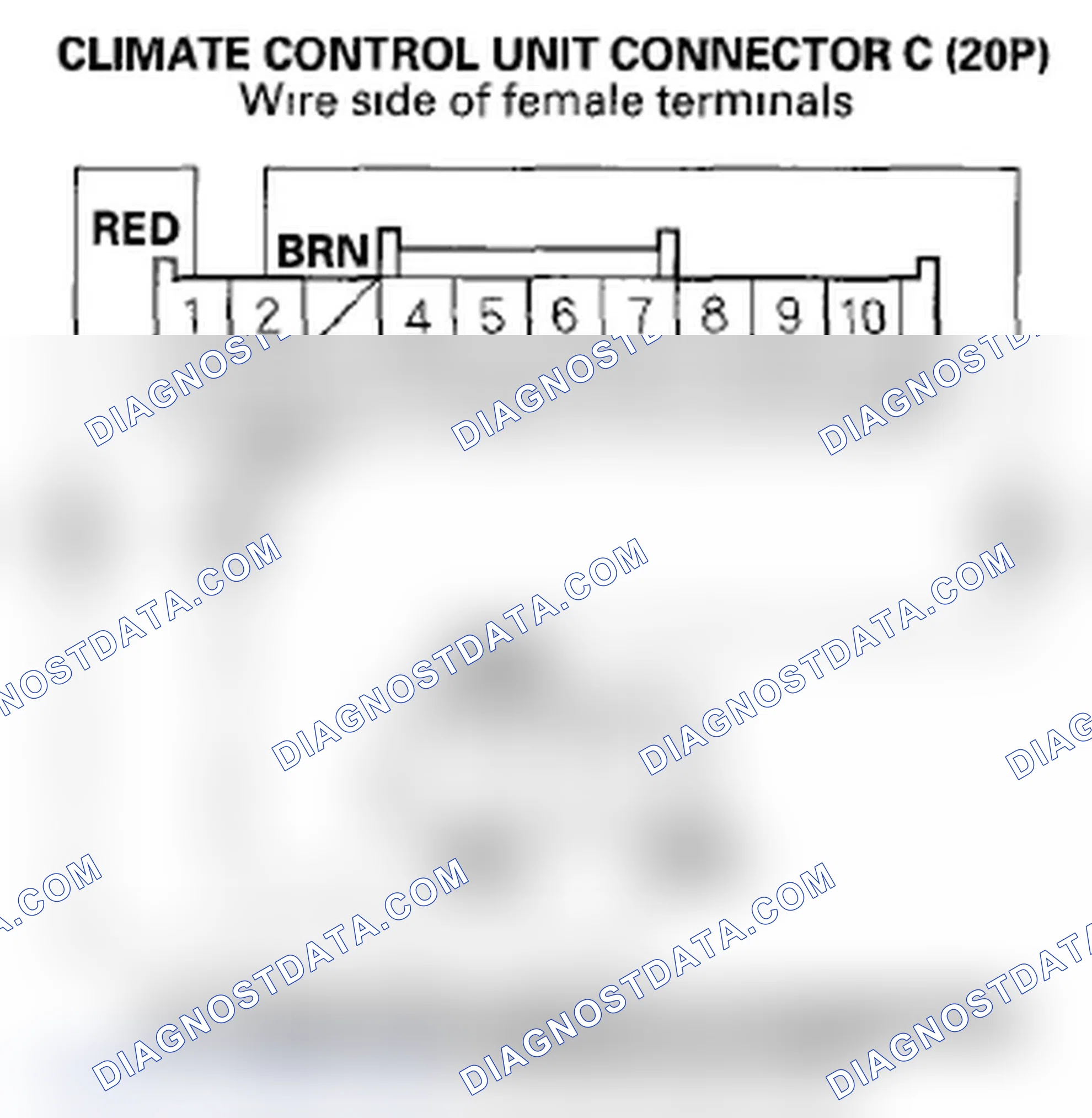 Scheme 103: DTC B2979 or DTC indicator E and Windshield Defrost: An Open in the A/C Pressure Sensor Circuit