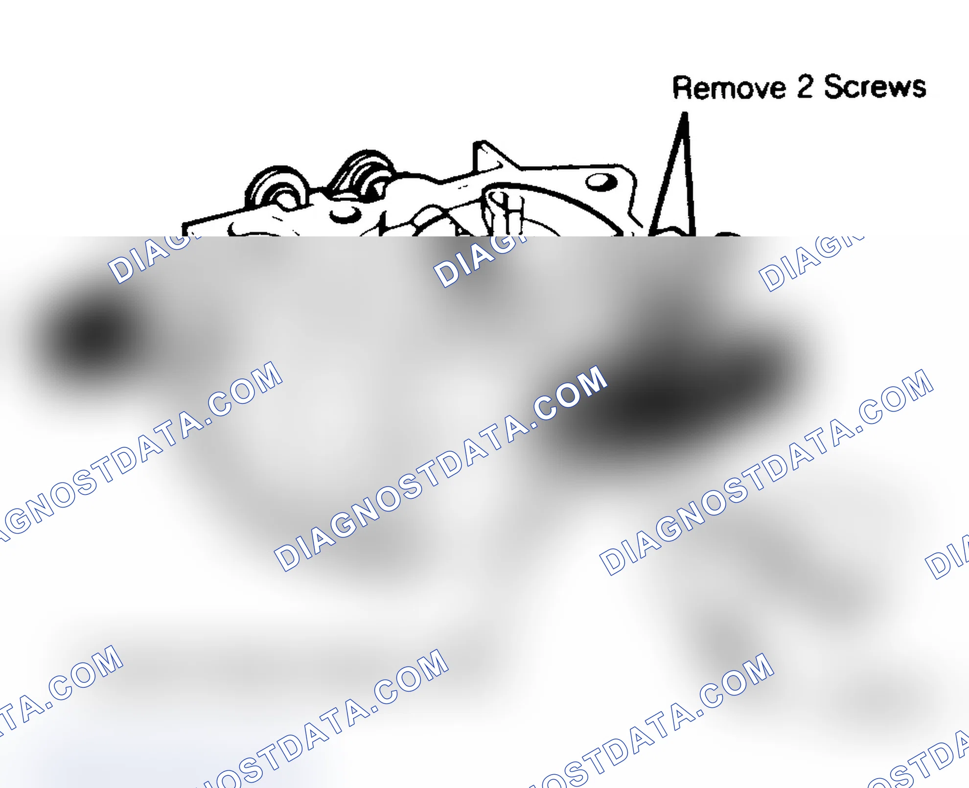 Scheme 69: Removing TPS Assembly Invert throttle body unit to remove TPS.