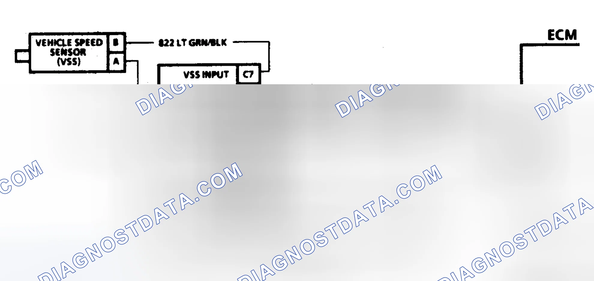 Scheme 42: Code 24 Schematic ("C" & "K" Series 5.7L M/T) Vehicle Speed Sensor