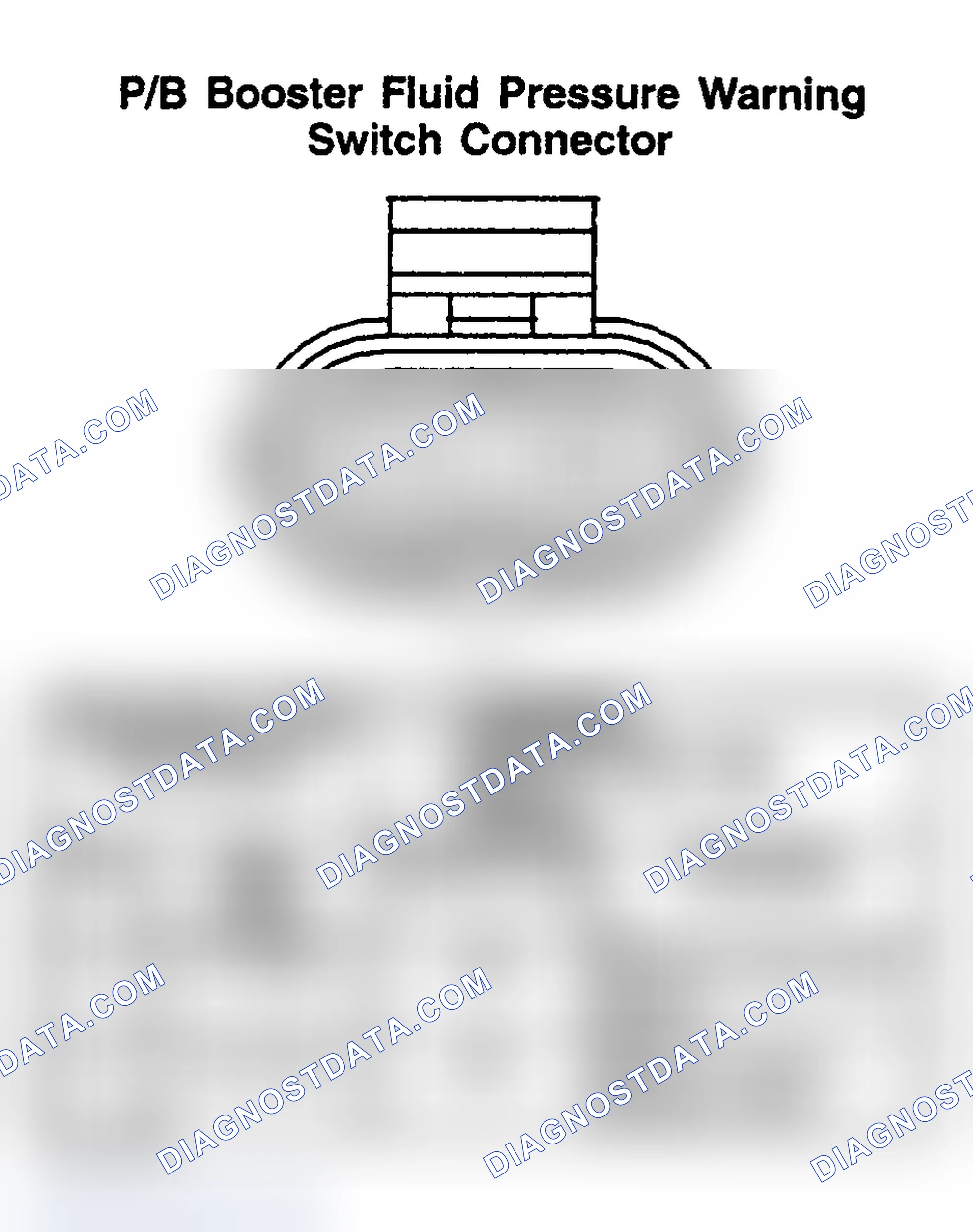 Scheme 214: POWER BRAKE BOOSTER FLUID PRESSURE WARNING SWITCH