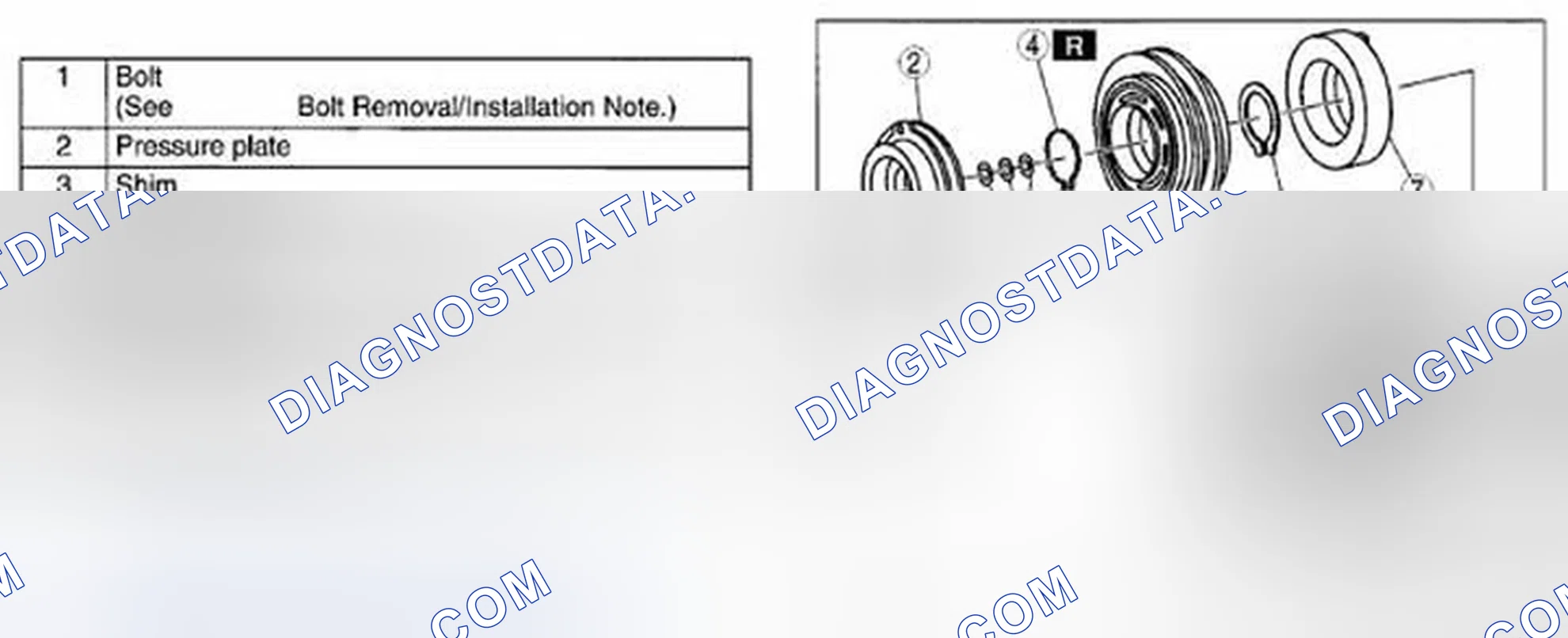Scheme 36: MAGNETIC CLUTCH DISASSEMBLY/ASSEMBLY