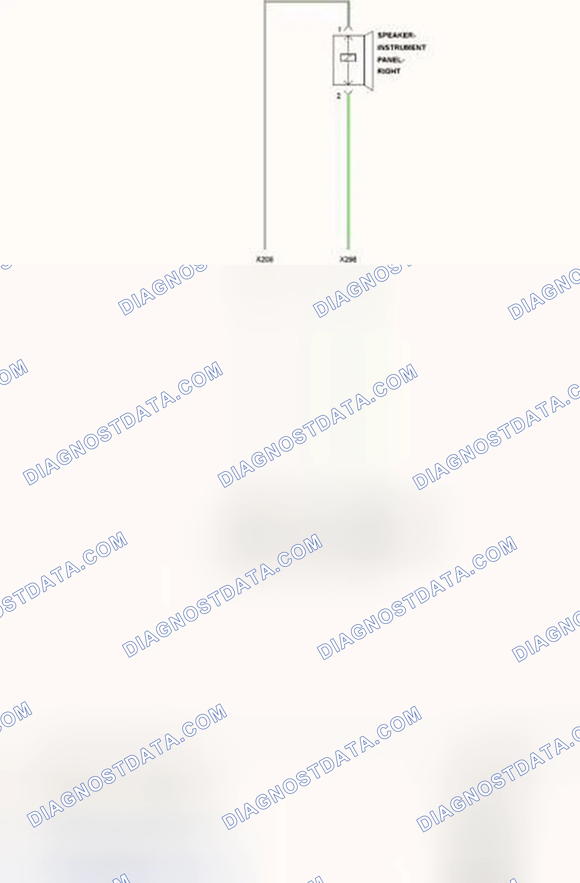 Scheme 53: B1466-CHANNEL 2 AUDIO SPEAKER OUTPUT CIRCUIT LOW