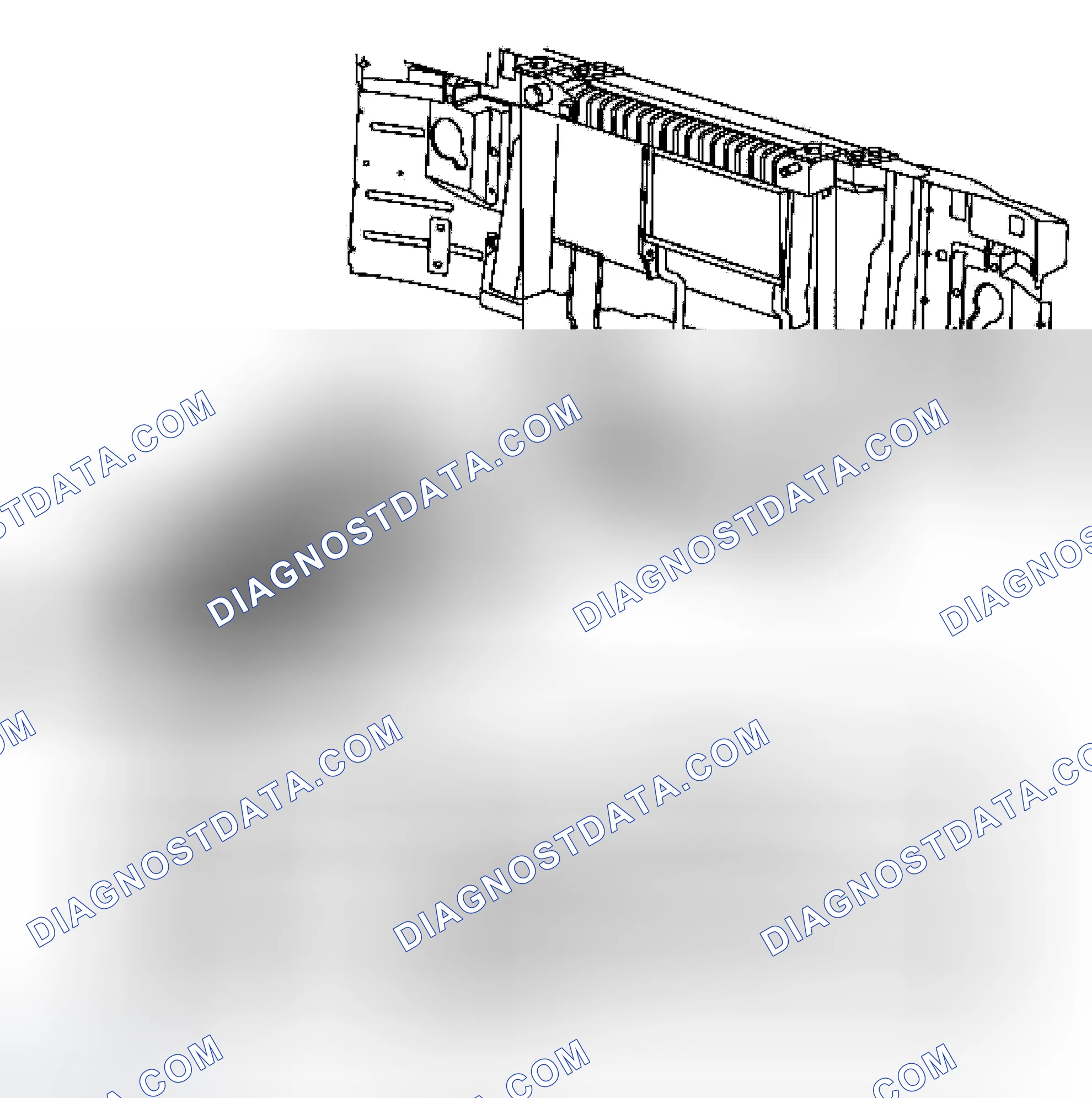 Scheme 710: Transmission Cooling Components -4R100 Transmission