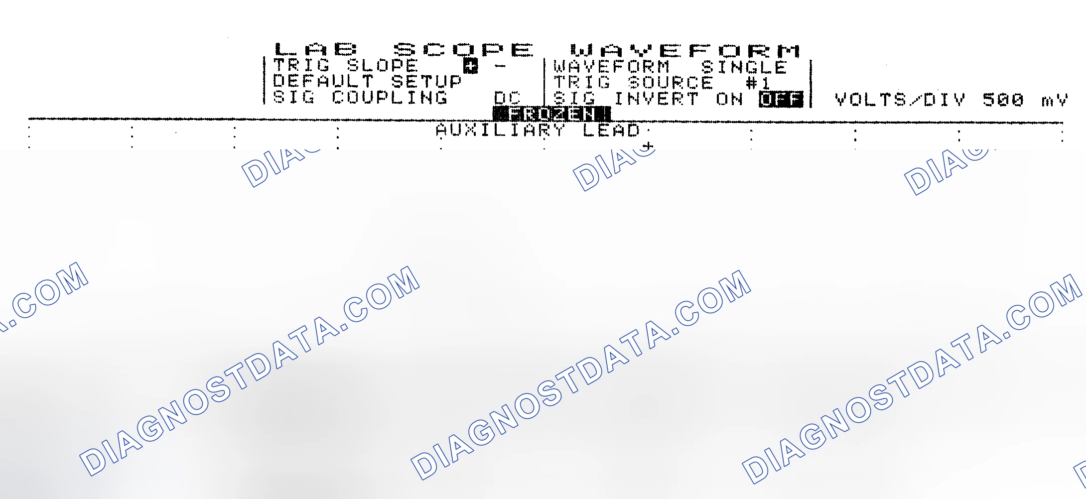 Scheme 10: Single Injector w/Excessive Current Flow - Current Pattern