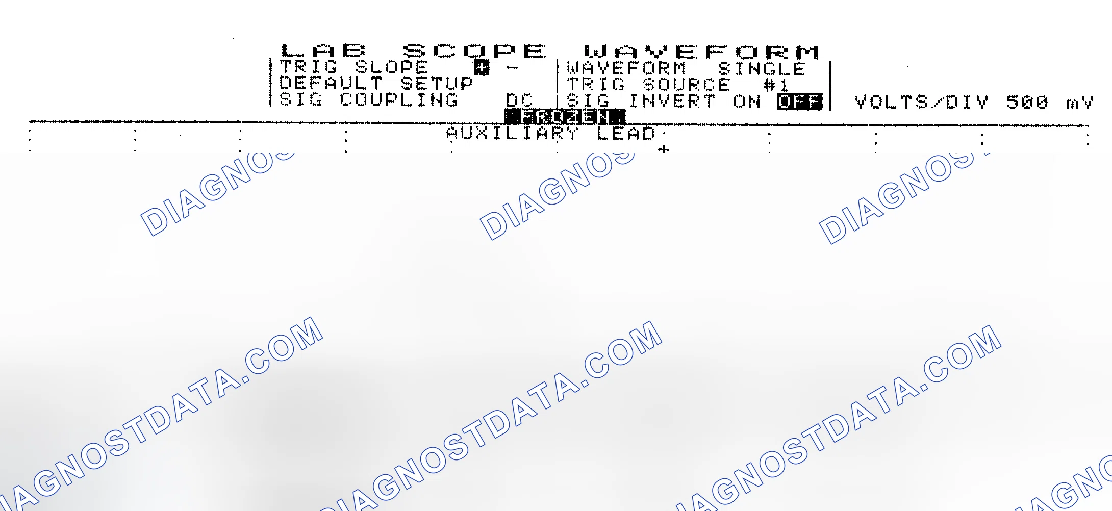 Scheme 10: Single Injector w/Excessive Current Flow - Current Pattern