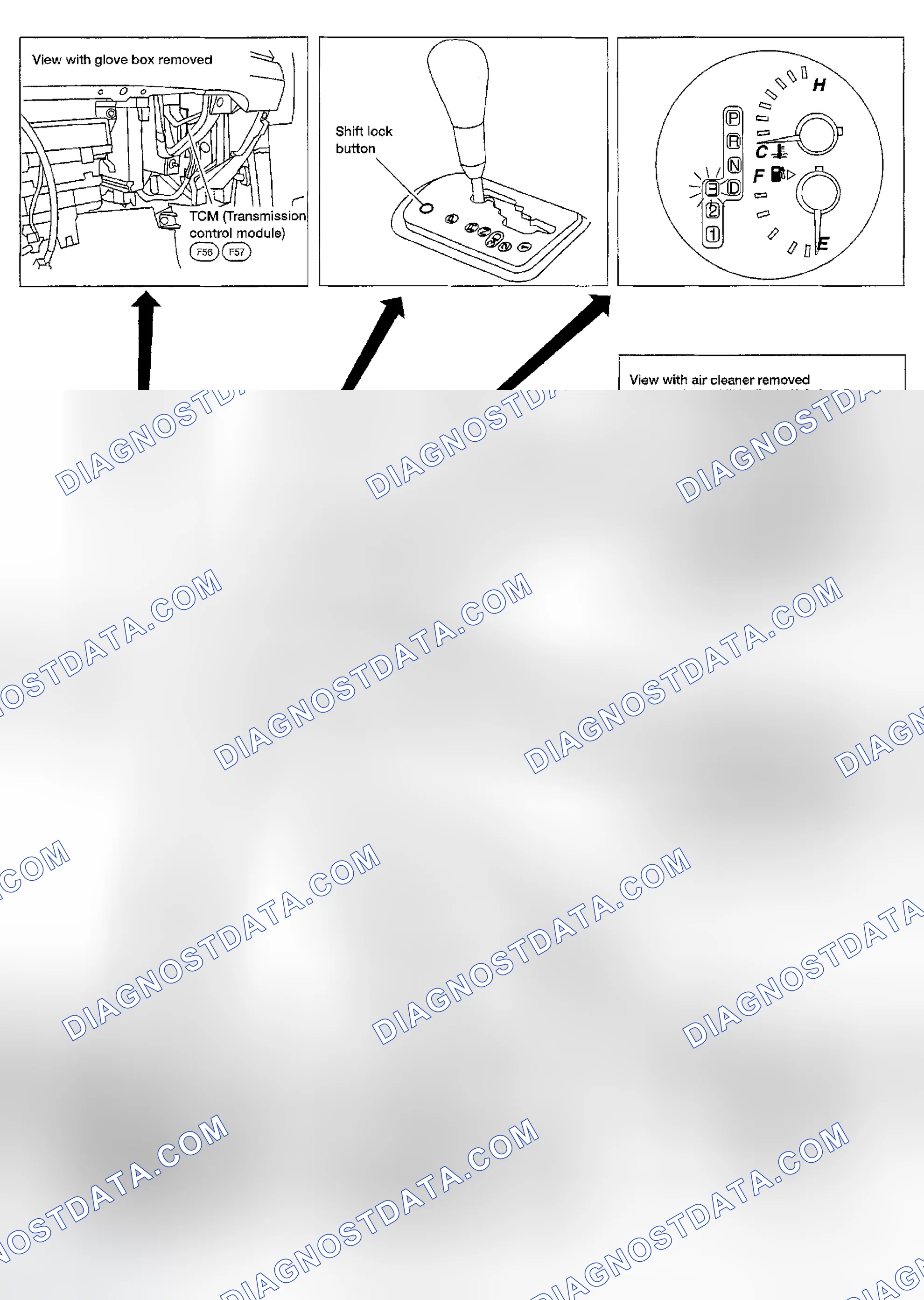 Scheme 661: A/T Electrical Parts Location