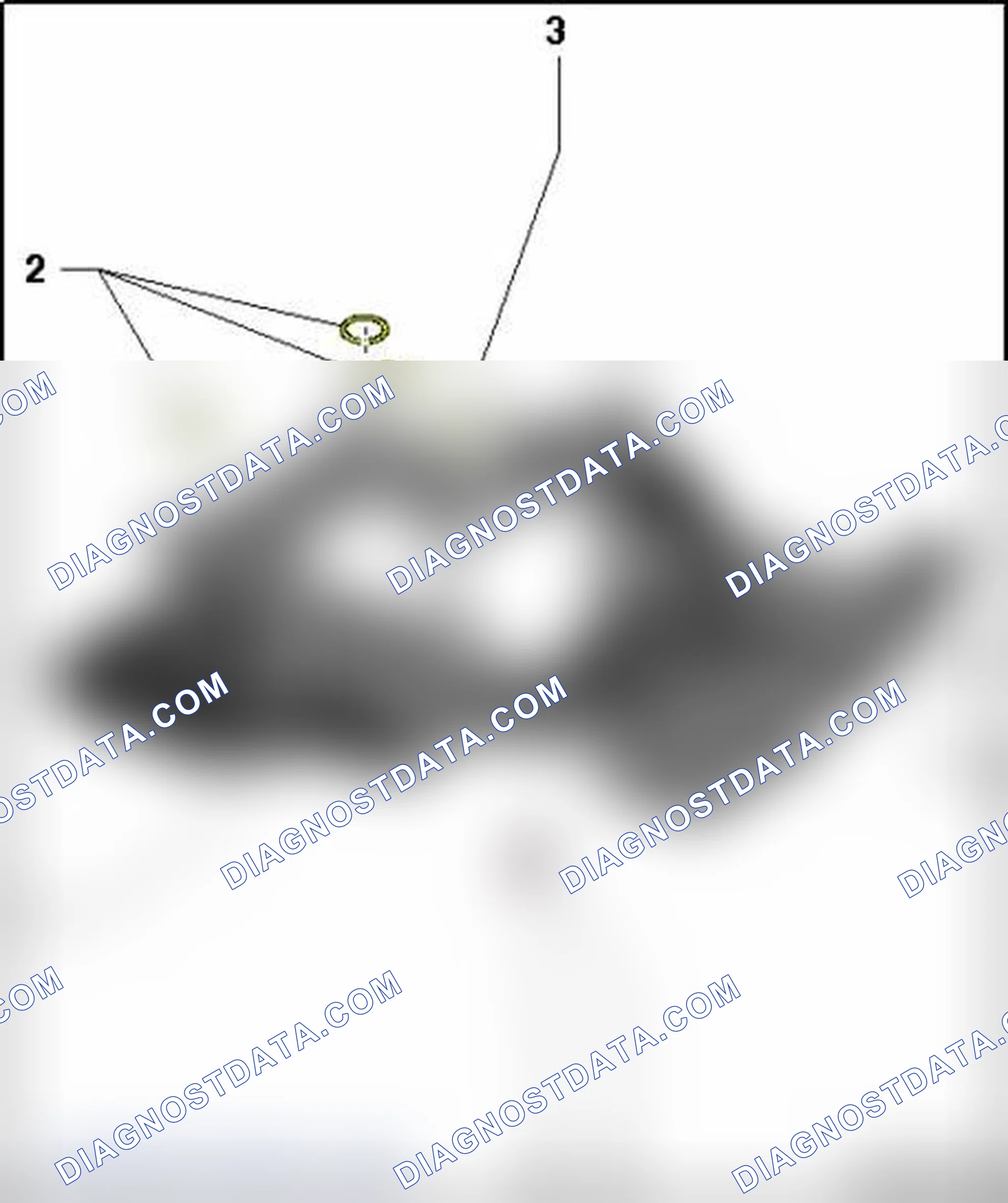 Scheme 285: Oil Pan Upper Section, Component Overview