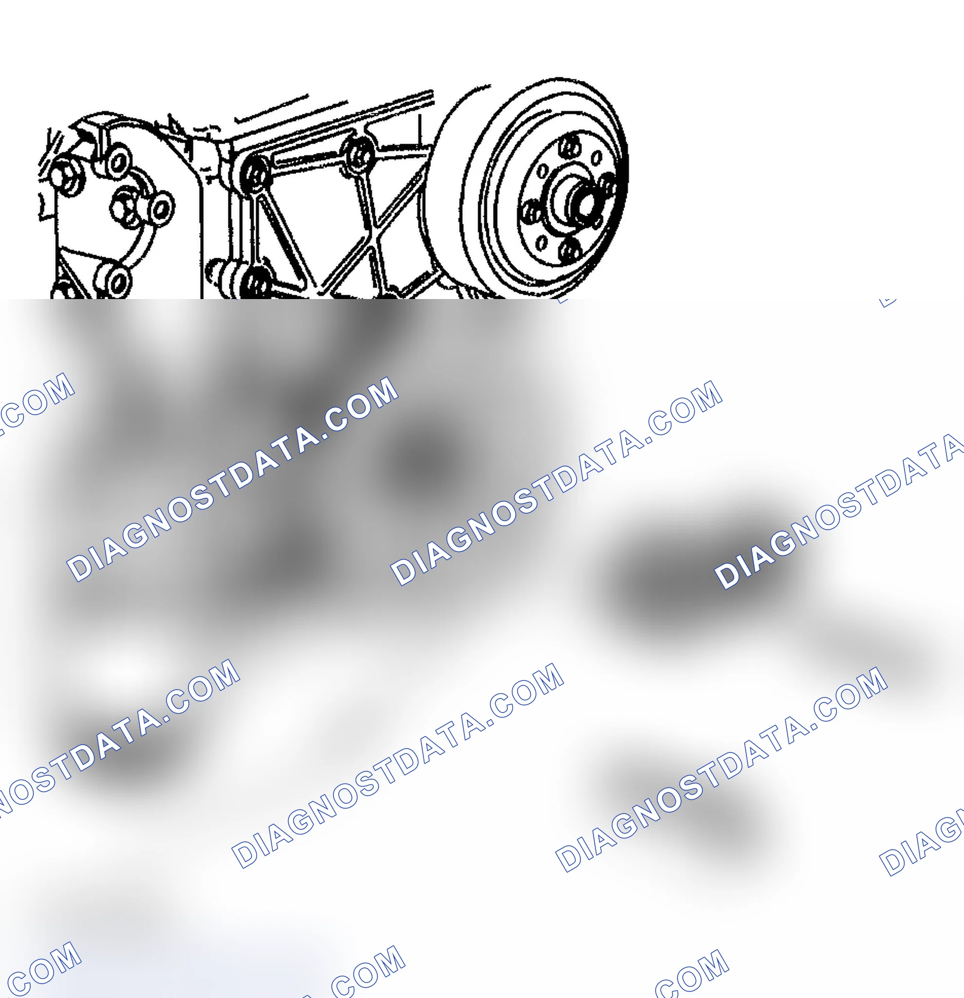 Scheme 1024: Drive Belt Tensioner Removal