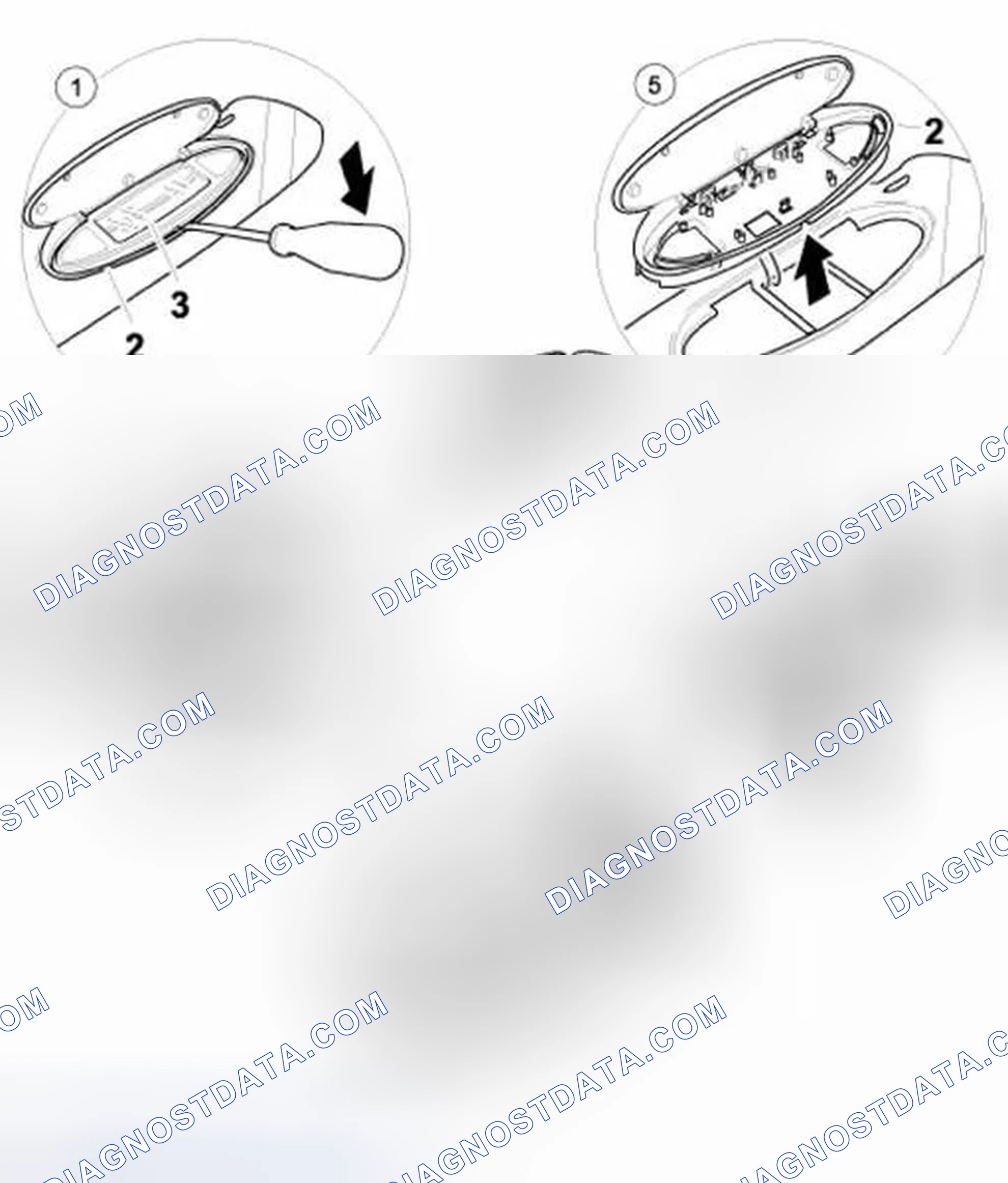 Scheme 42: Disassembling sun visor