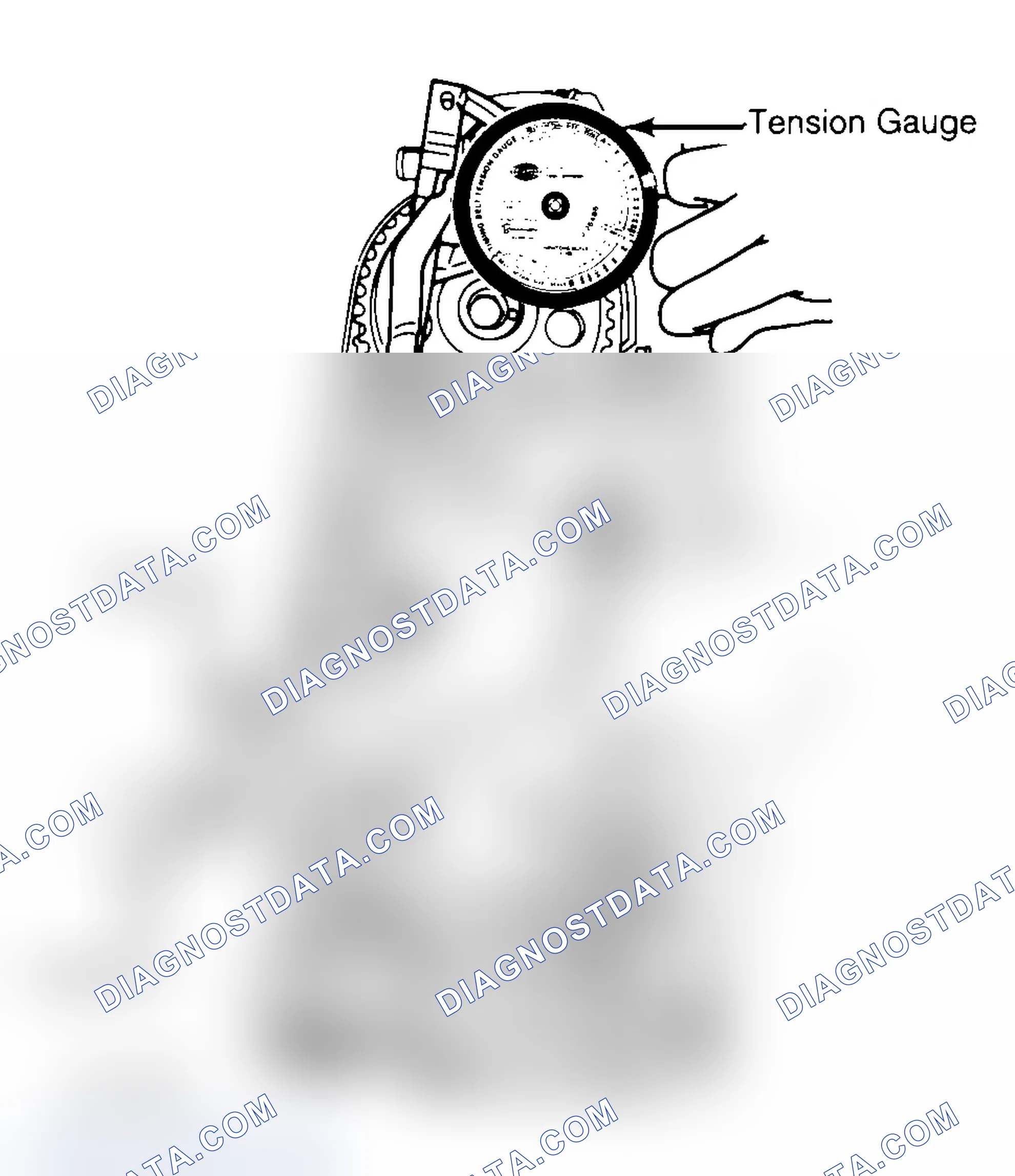 Scheme 28: Adjusting Typical Timing Belt Tension