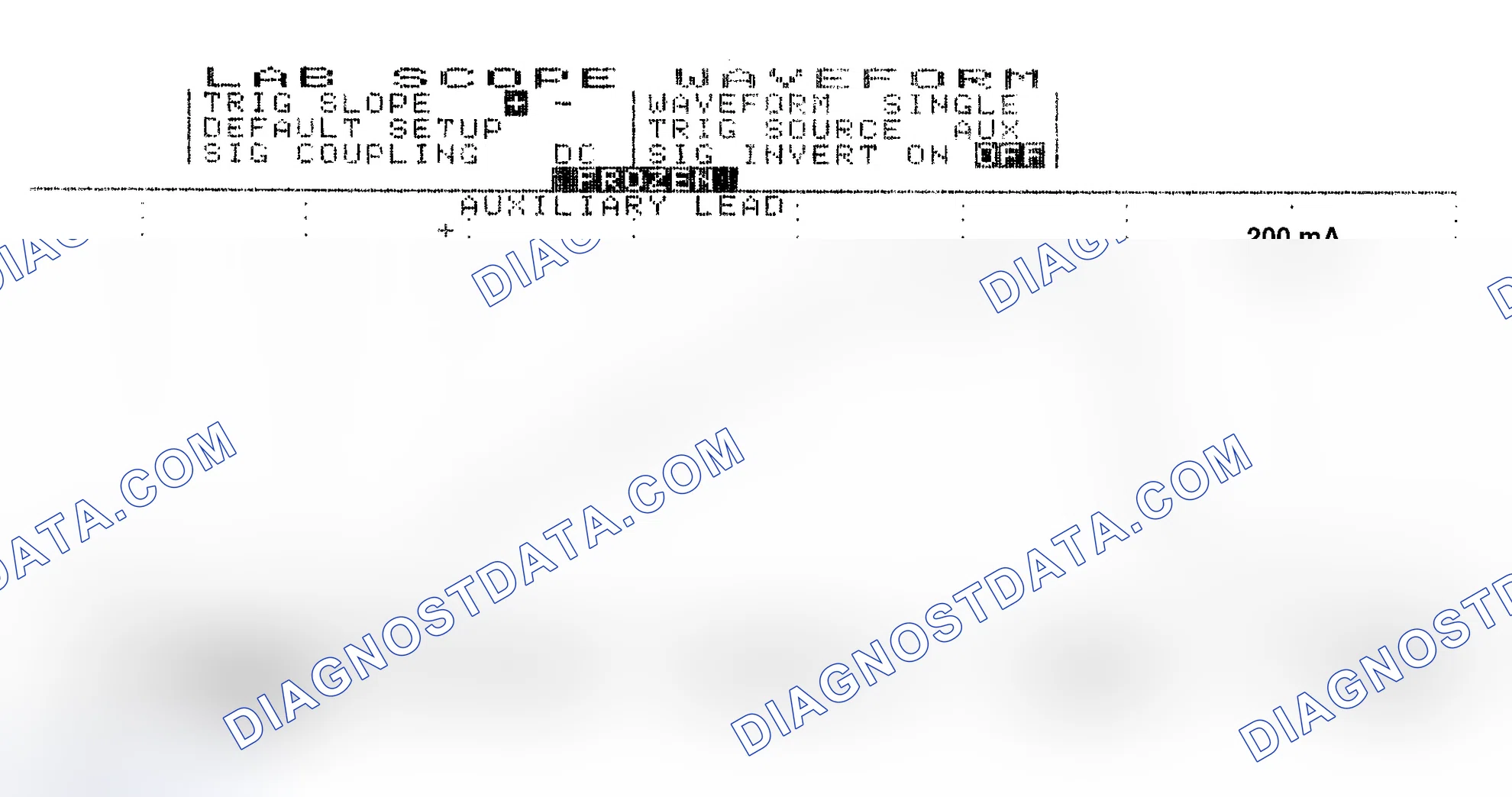 Scheme 13: Single Injector w/Normal Current Flow - Current Pattern