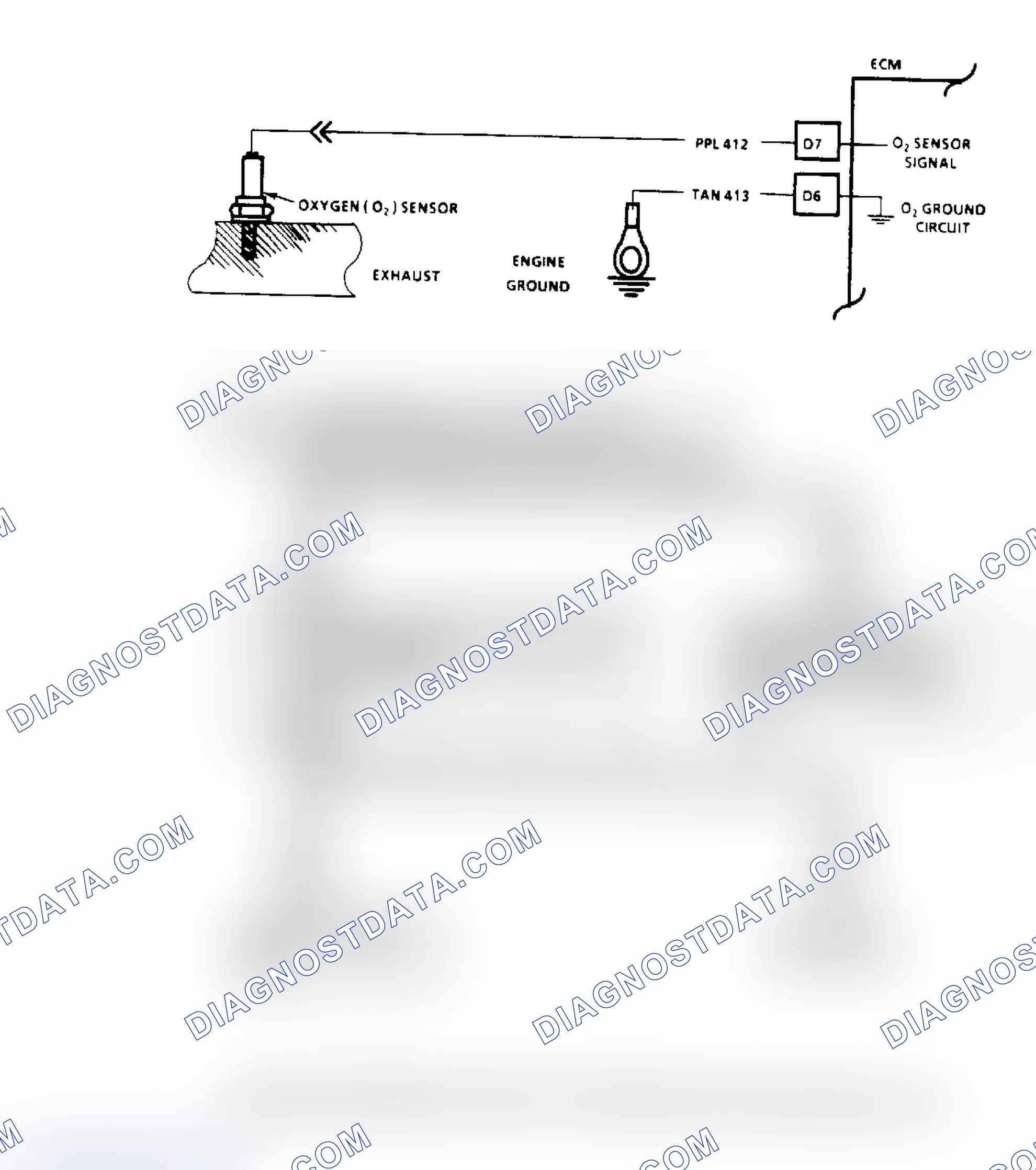 Scheme 158: Code 45, Rich Exhaust Indication Flow Chart & Schematic