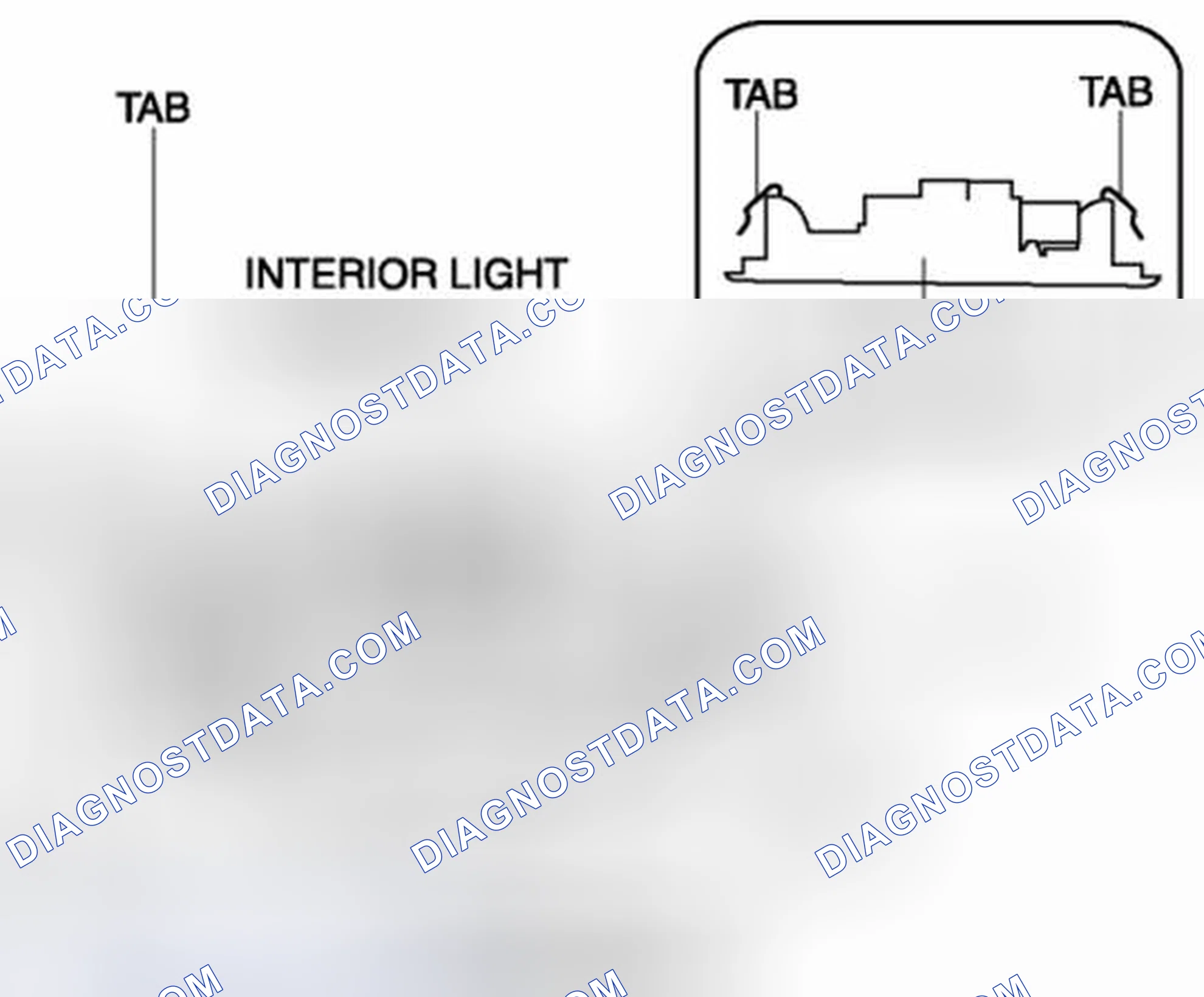 Scheme 107: INTERIOR LIGHT REMOVAL/INSTALLATION