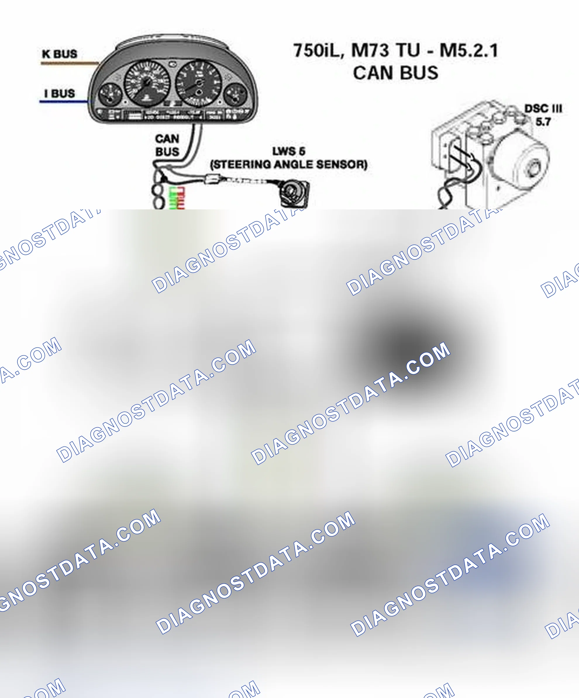 Scheme 358: ME 7.2 & M5.2.1 CAN BUS Topology System Diagram