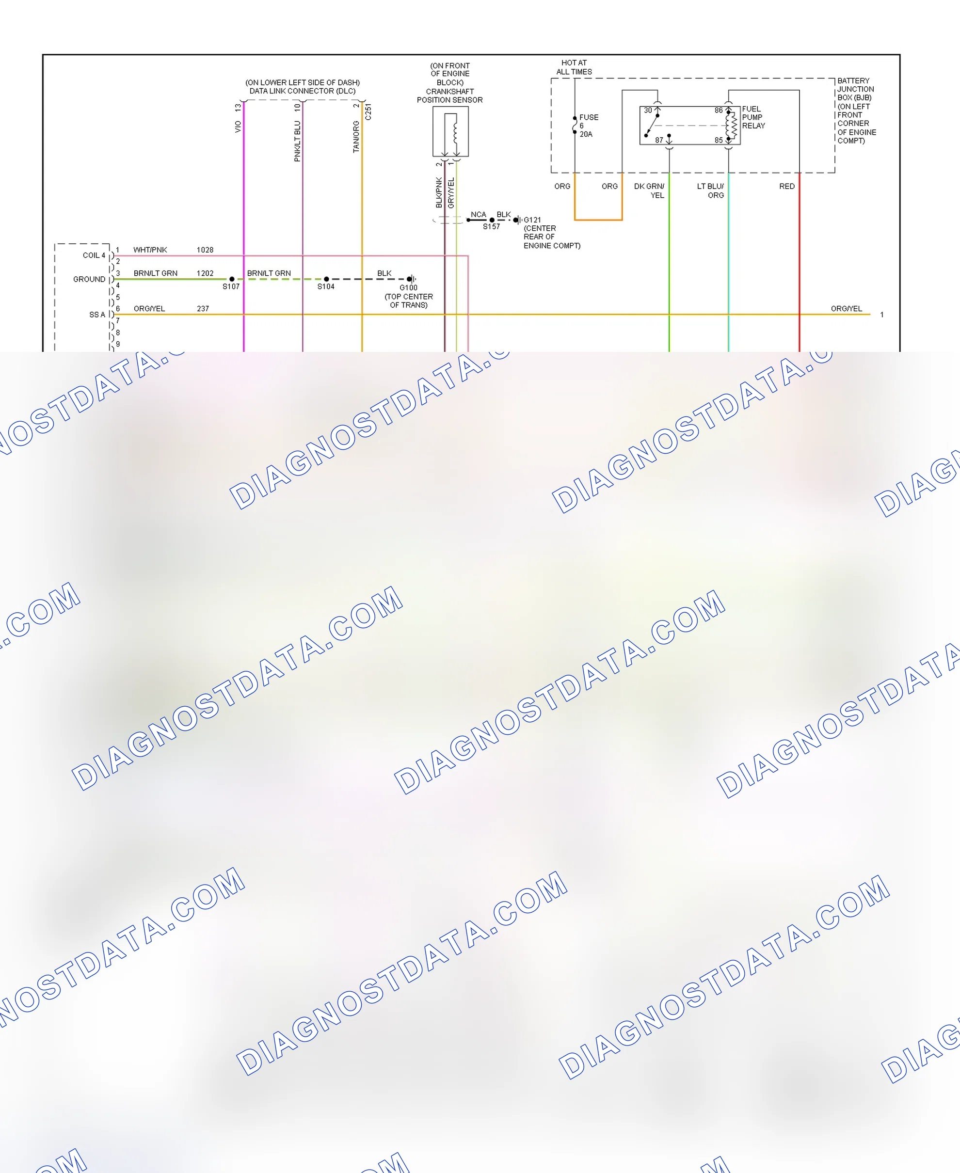 Scheme 54: PCM Wiring Diagram (Escape - 3.0L - 1 Of 4)