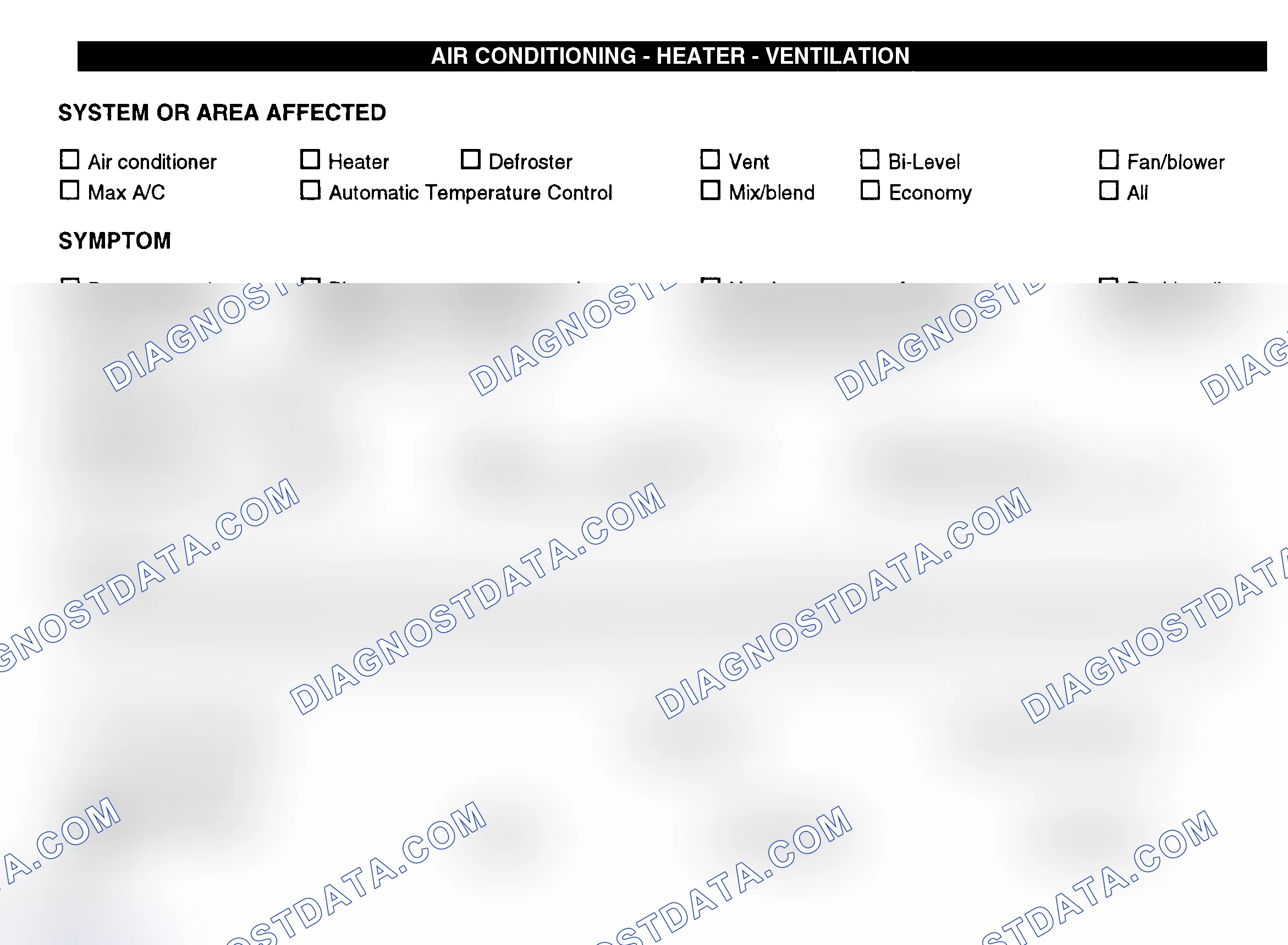 Scheme 8: Air Conditioning, Heater & Ventilation