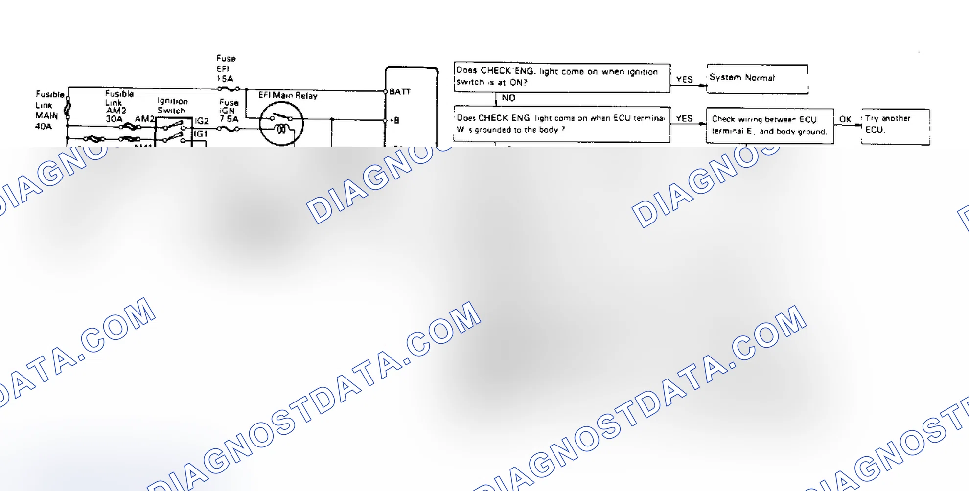 Scheme 76: Diagnostic Circuit Check