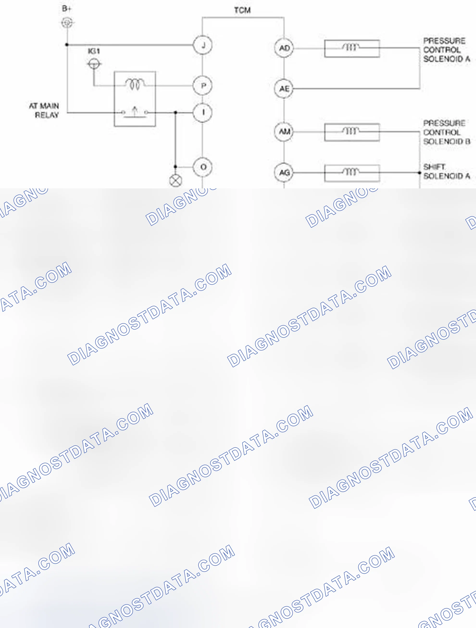 Scheme 616: Automatic Transaxle On-Board Diagnostic System - Wiring Diagram