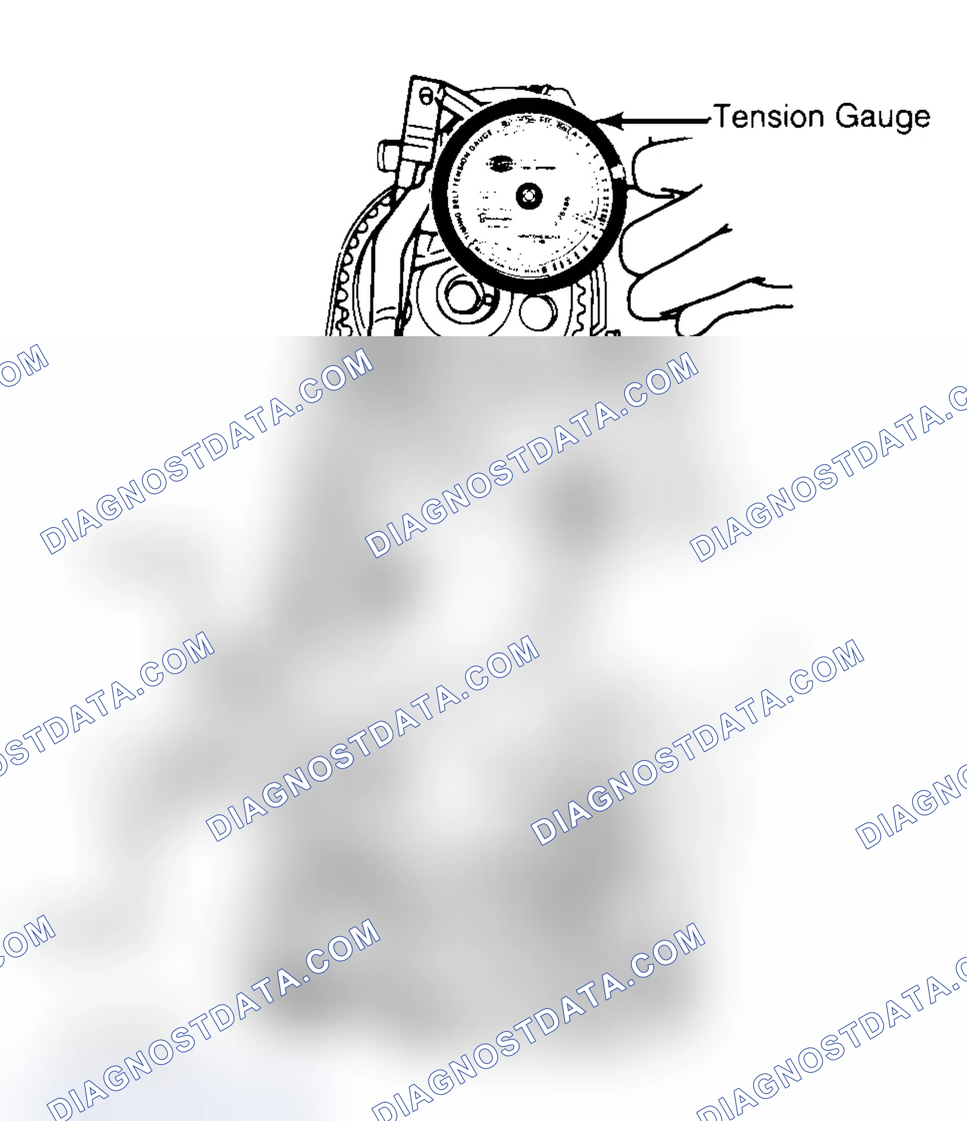 Scheme 28: Adjusting Typical Timing Belt Tension