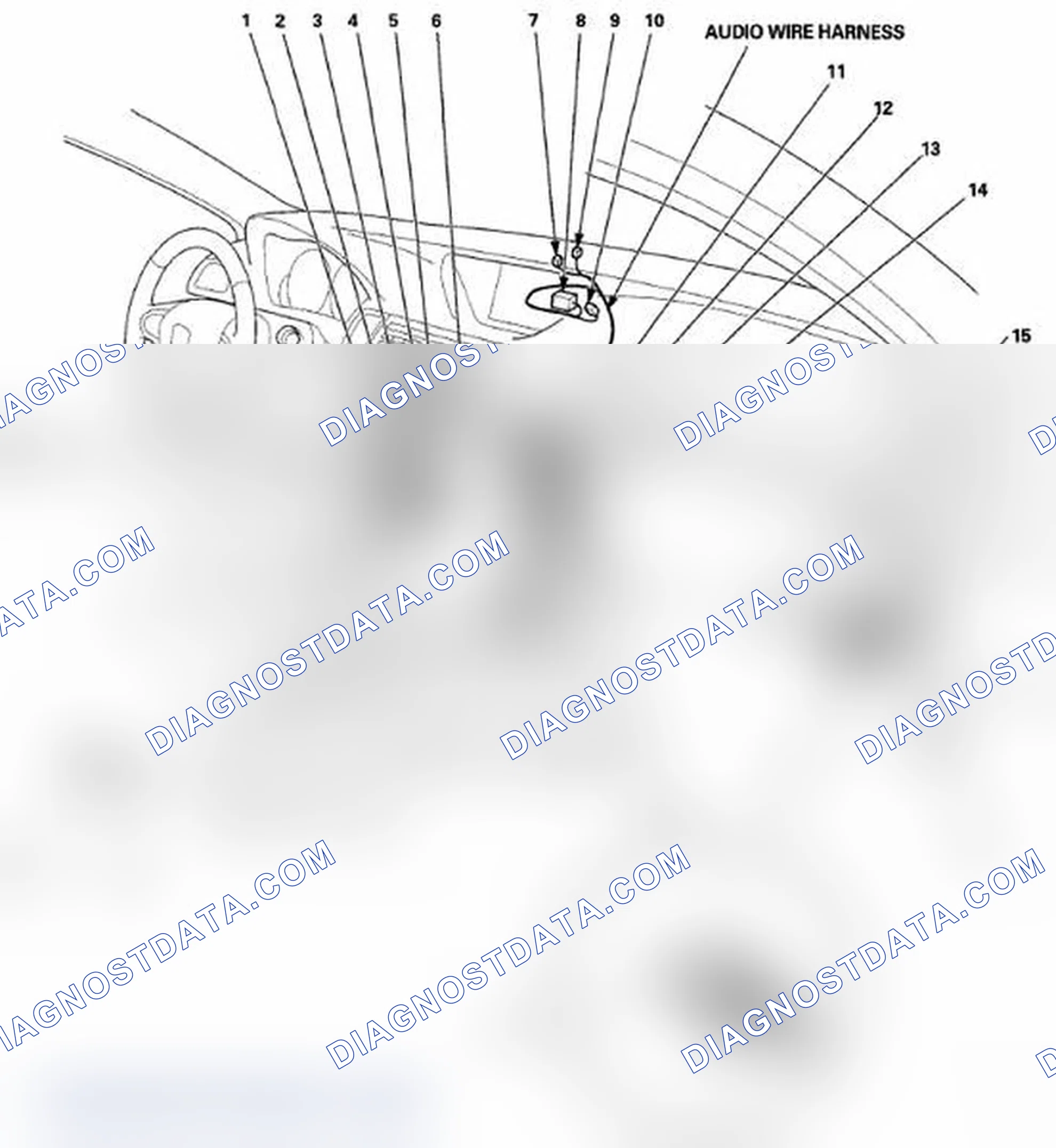 Scheme 31: Identifying Audio Wire Harness (With Navigation)