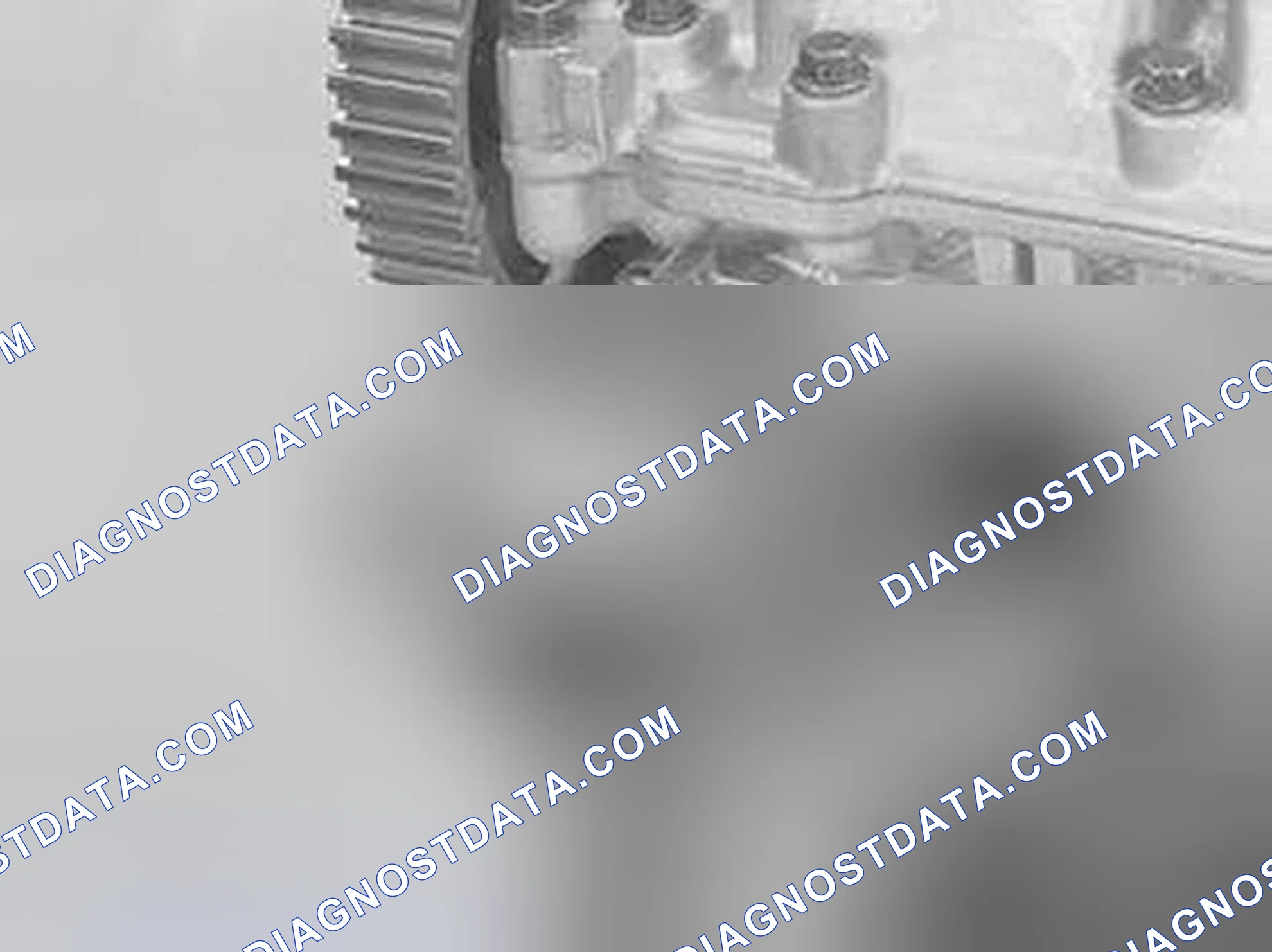 Scheme 447: Removing the thermostat and thermostat housing