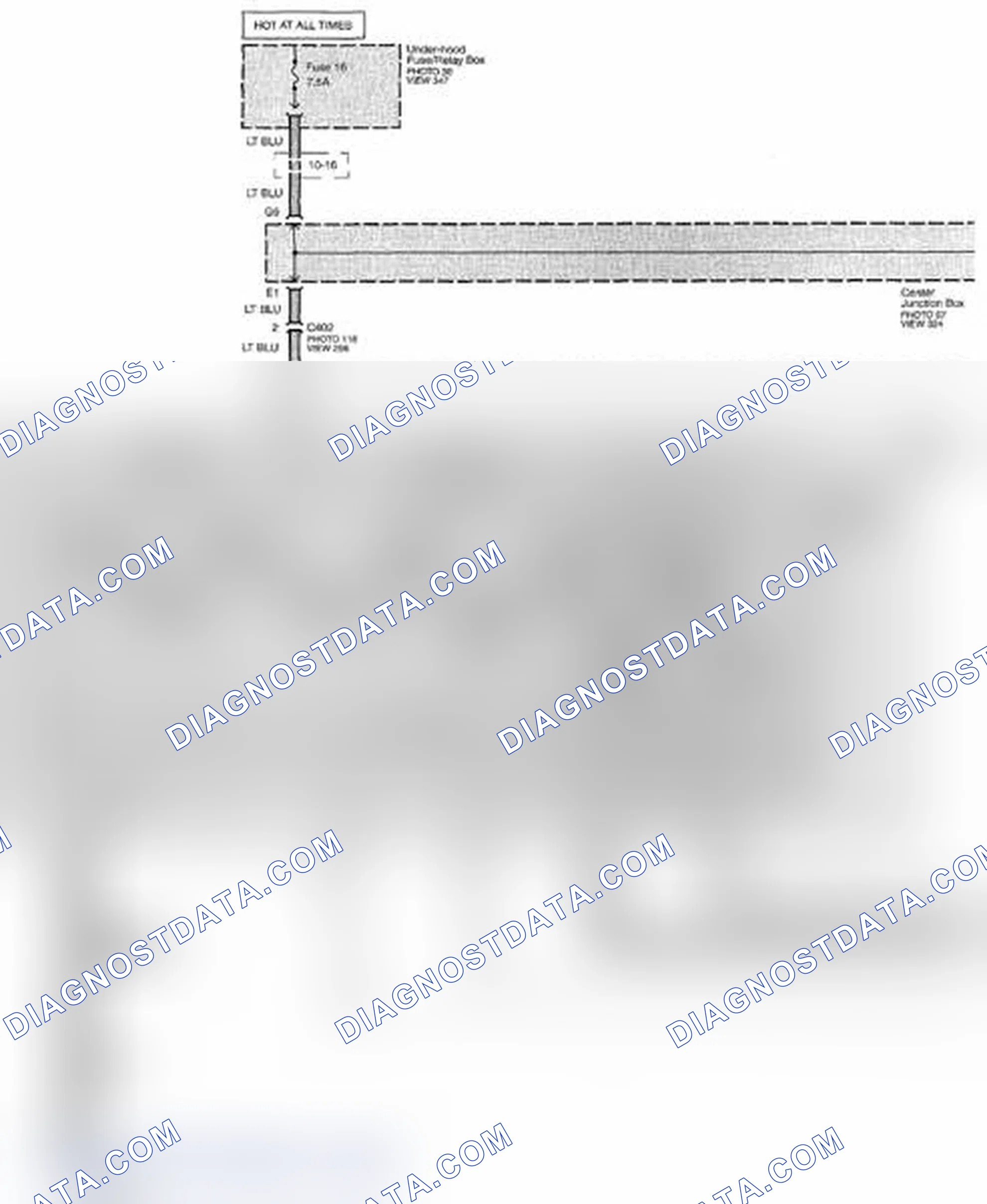 Scheme 345: Interior Lights Circuit Diagram - Ambient Light, Front Individual Map Lights, Ignition Key Light, Rear Individual Map Lights, And Remote Slot Light (Page 114)