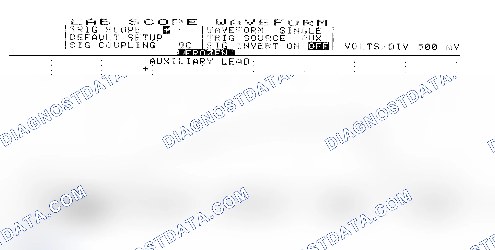 Scheme 14: Single Injector w/Excessive Current Flow - Current Pattern