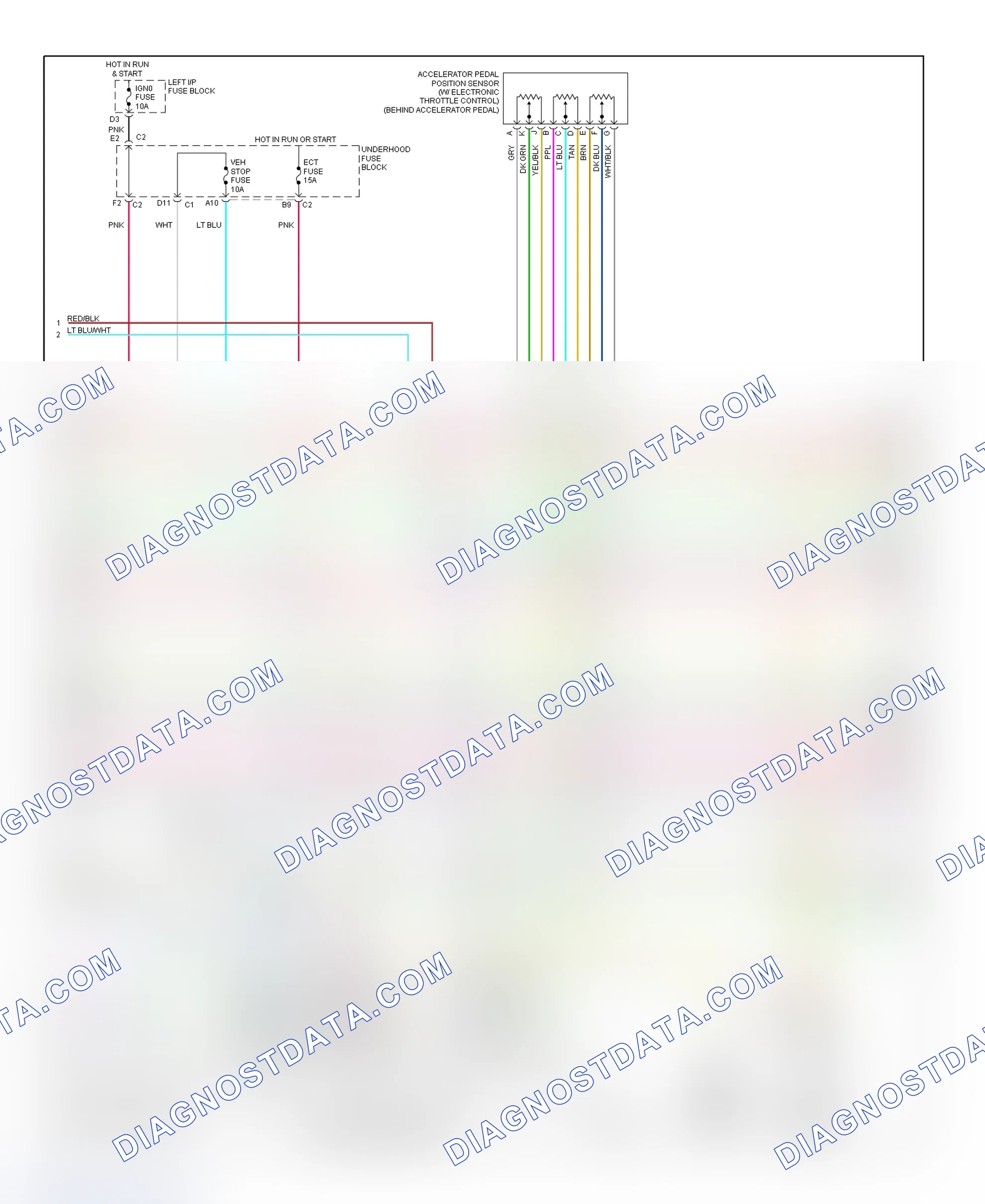 Scheme 49: PCM Wiring Diagram (Escalade, Escalade EXT, Sierra, Silverado, Suburban & Yukon XL - 6.0L Gasoline - With Case & Isolated Ground HO2S - 4 Of 5)