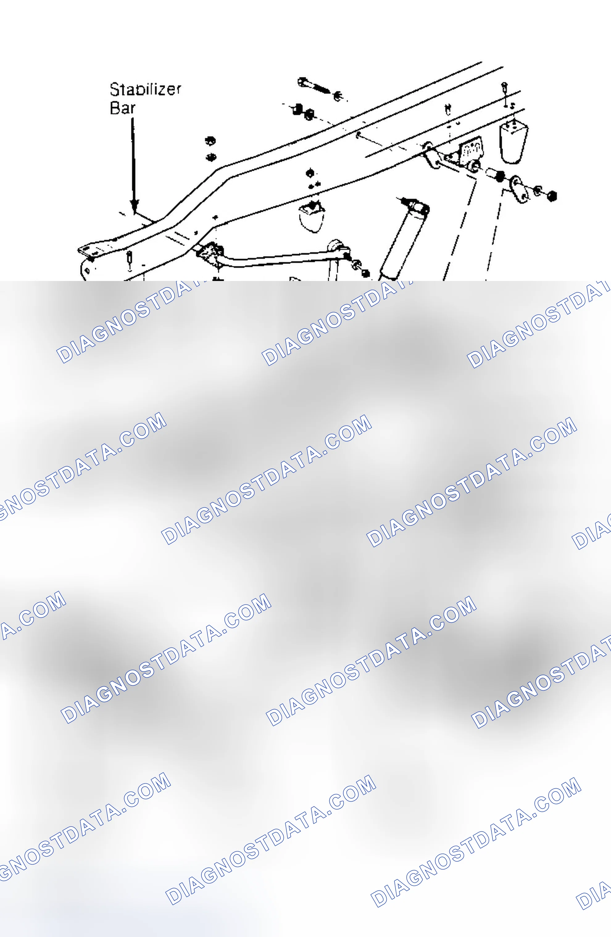 Scheme 16: Exploded View Of Front Suspension (Commercial Van - C35 Pickup Similar)