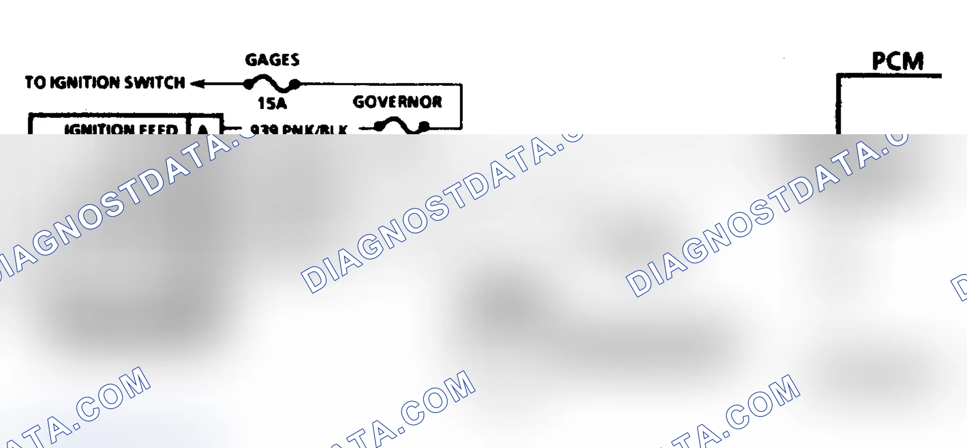 Scheme 20: Code 31 Schematic (5.7L "G" Series) Engine Speed Governor