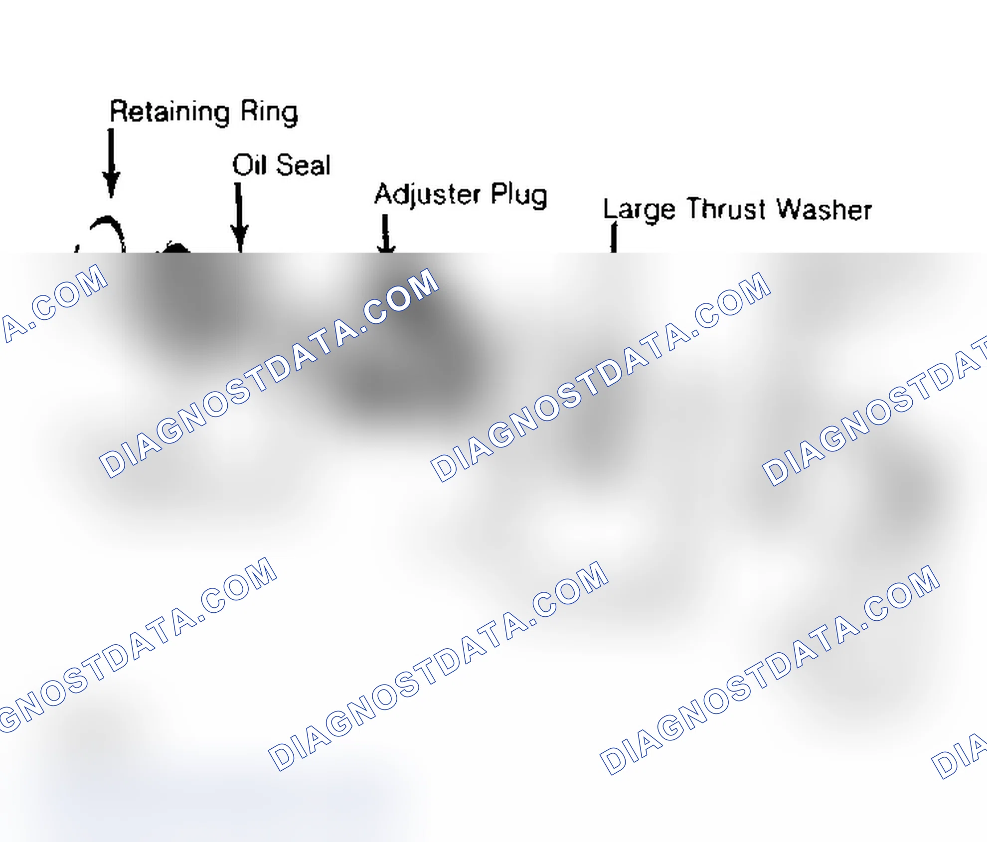 Scheme 7: Exploded View of Adjuster Plug Assembly