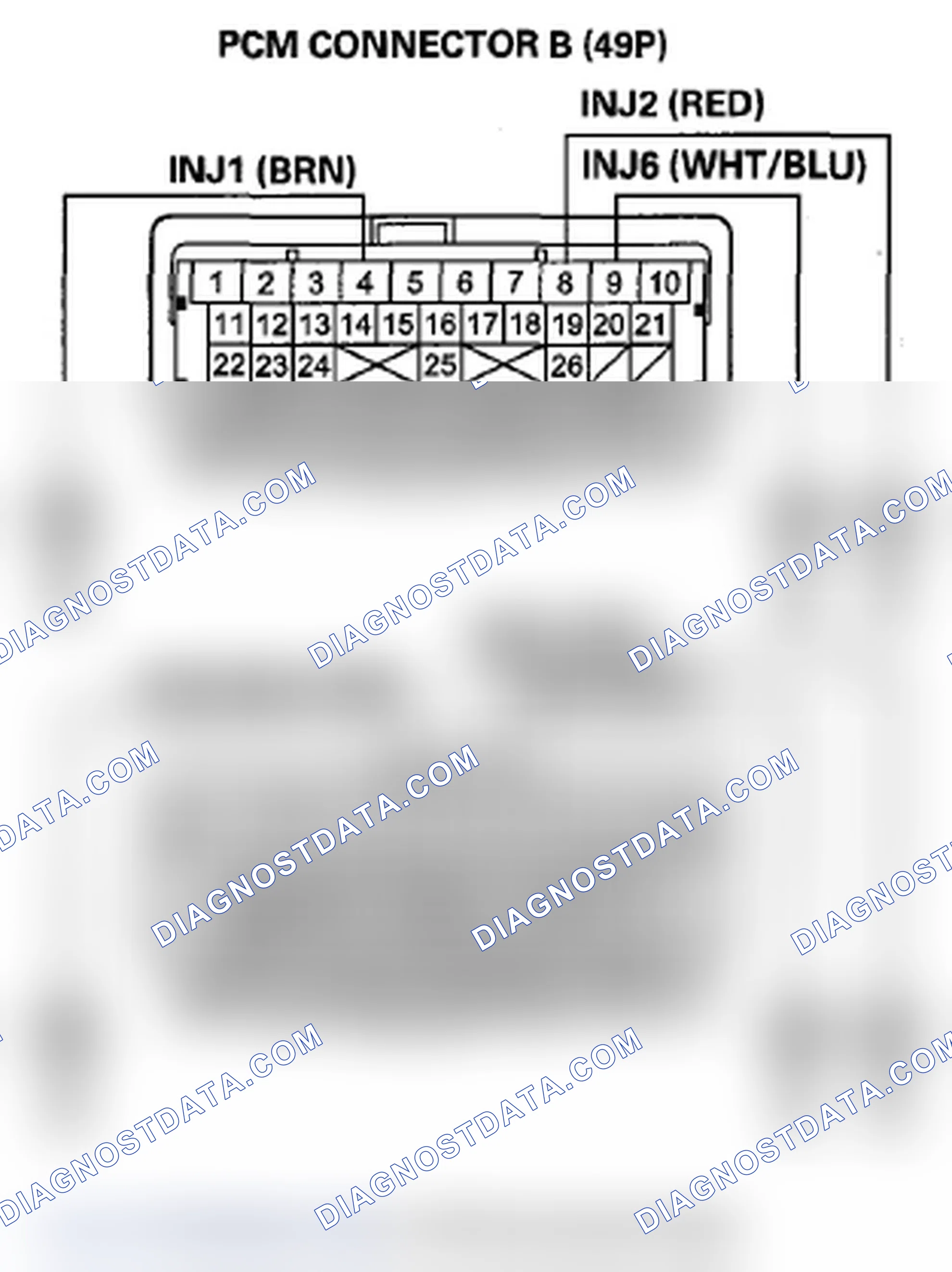 Scheme 47: DTC P0301: No. 1 Cylinder Misfire Detected; DTC P0302: No. 2 Cylinder Misfire Detected; DTC P0303: N