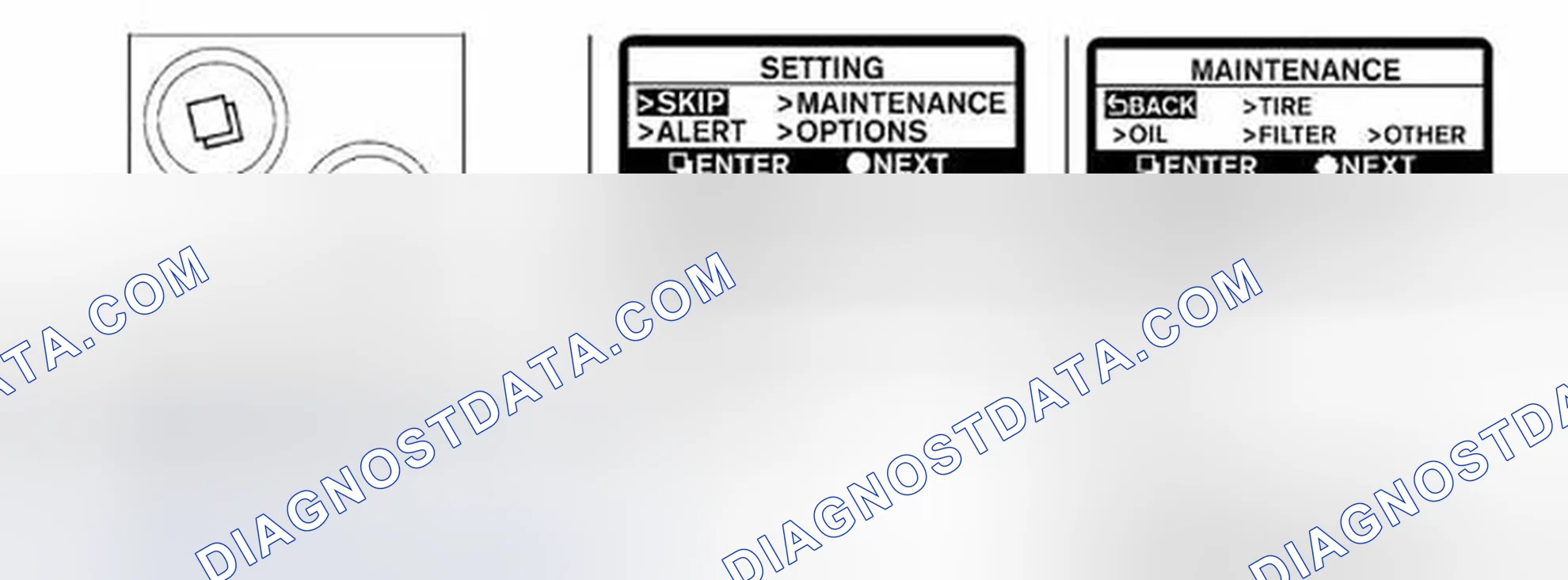 Scheme 15: MAINTENANCE REMINDER DISPLAY RESET - PROCEDURE 11