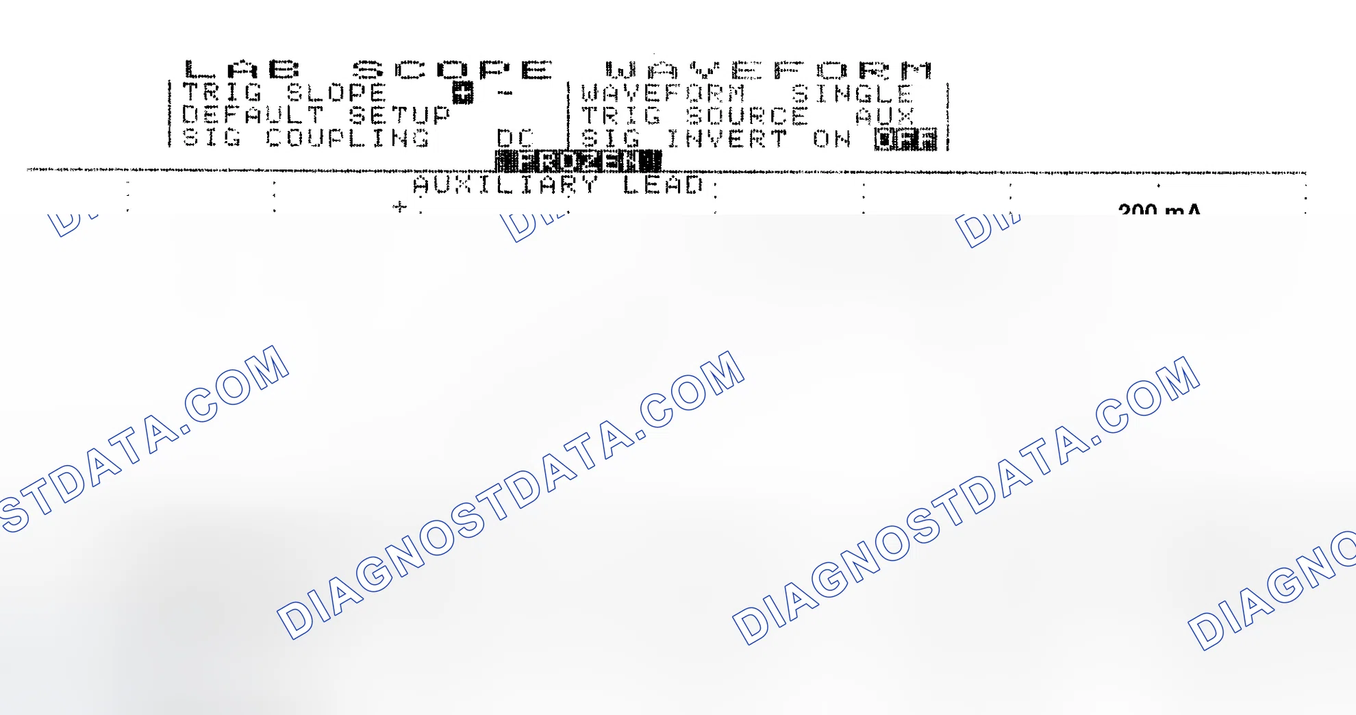 Scheme 13: Single Injector w/Normal Current Flow - Current Pattern