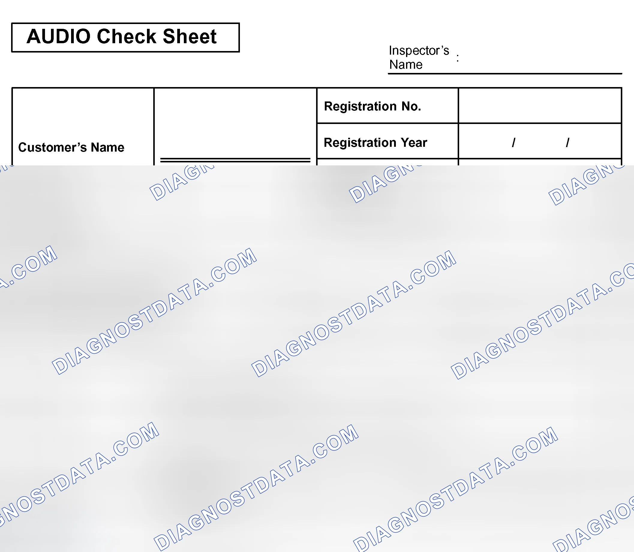 Scheme 5: Customer Problem Analysis Check Sheet