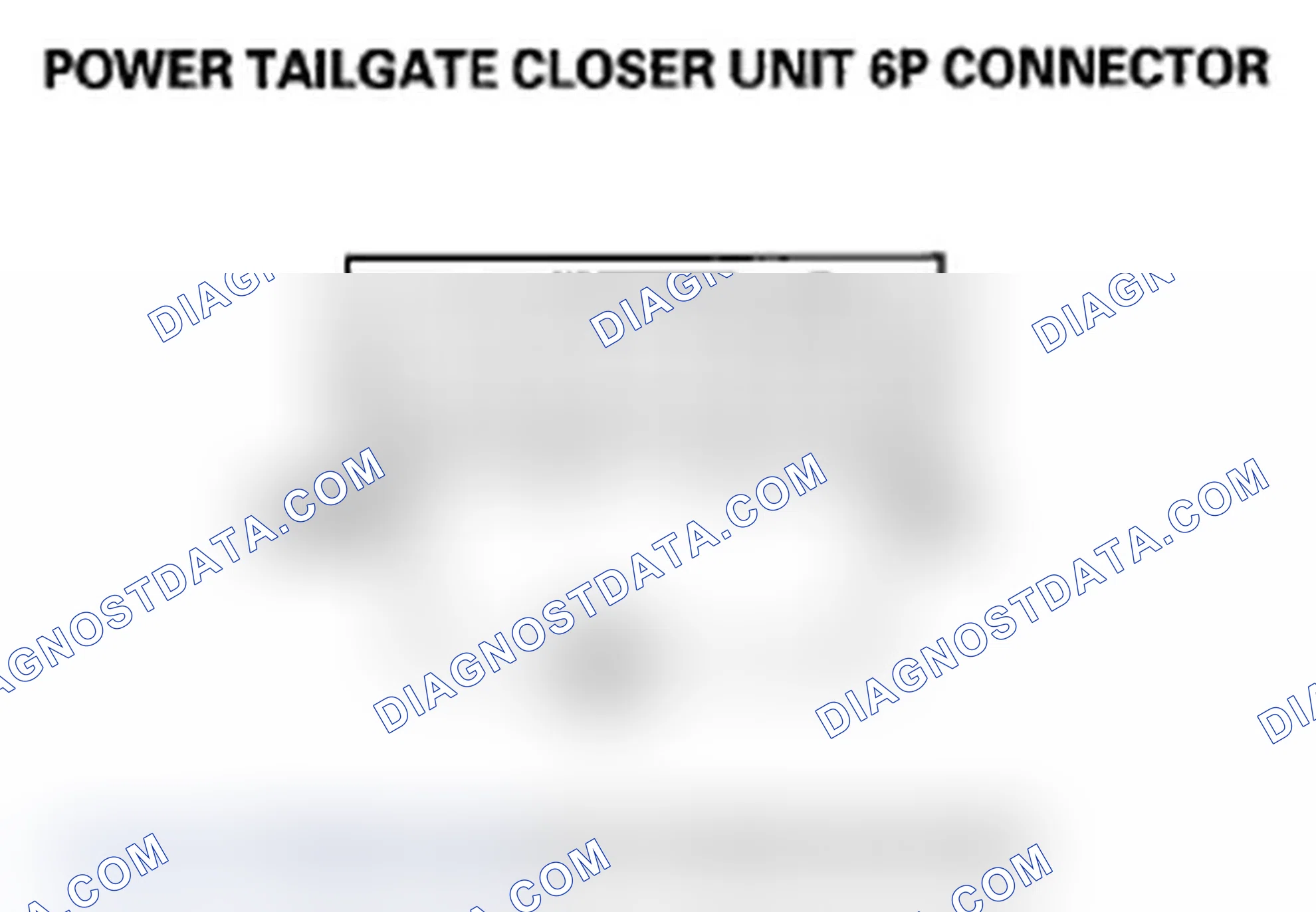 Scheme 160: DTC B1381: Power Tailgate Closer Unit Release Switch Circuit Malfunction