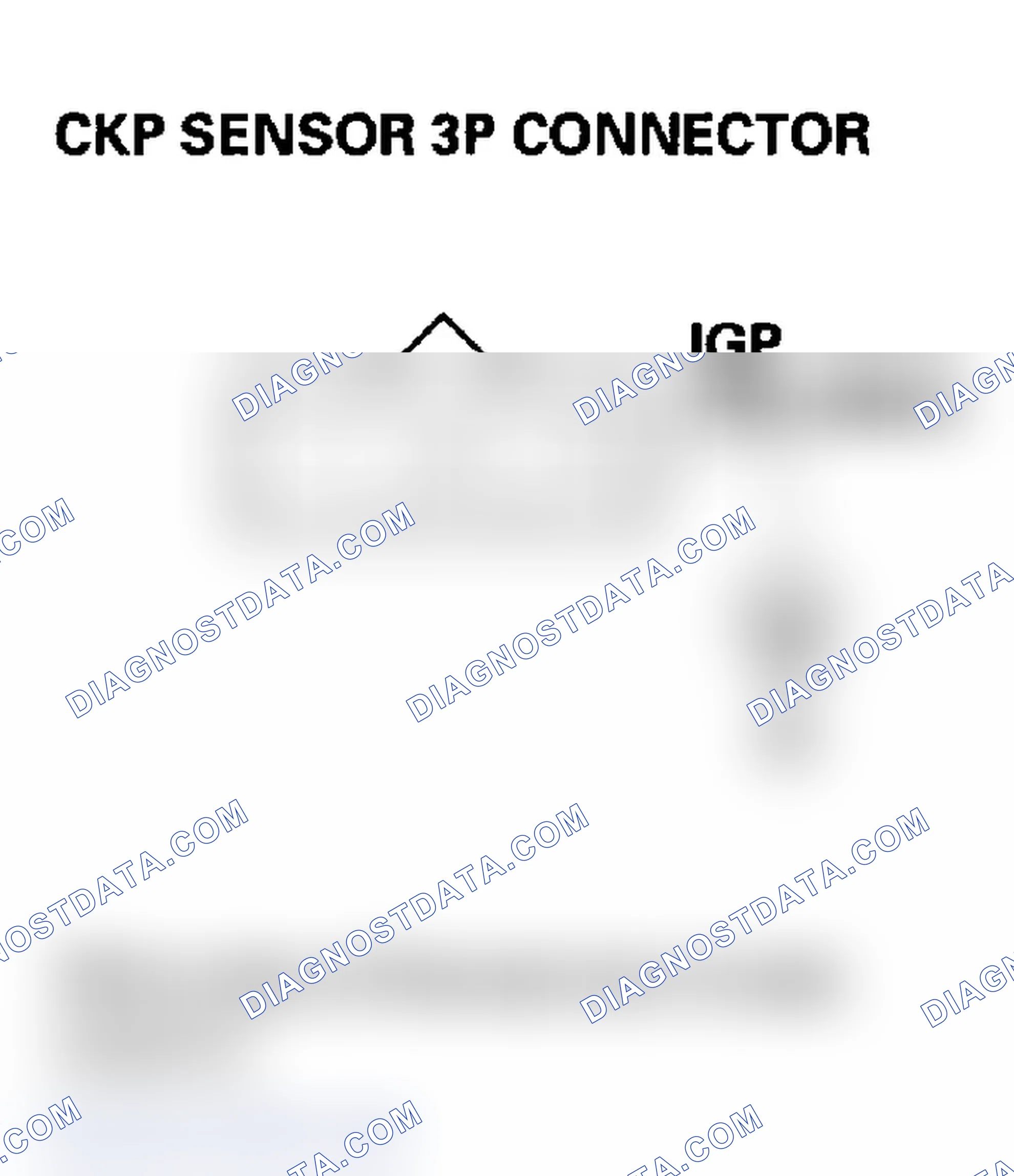 Scheme 137: DTC P0335: CKP Sensor No Signal (2005-2006 models)
