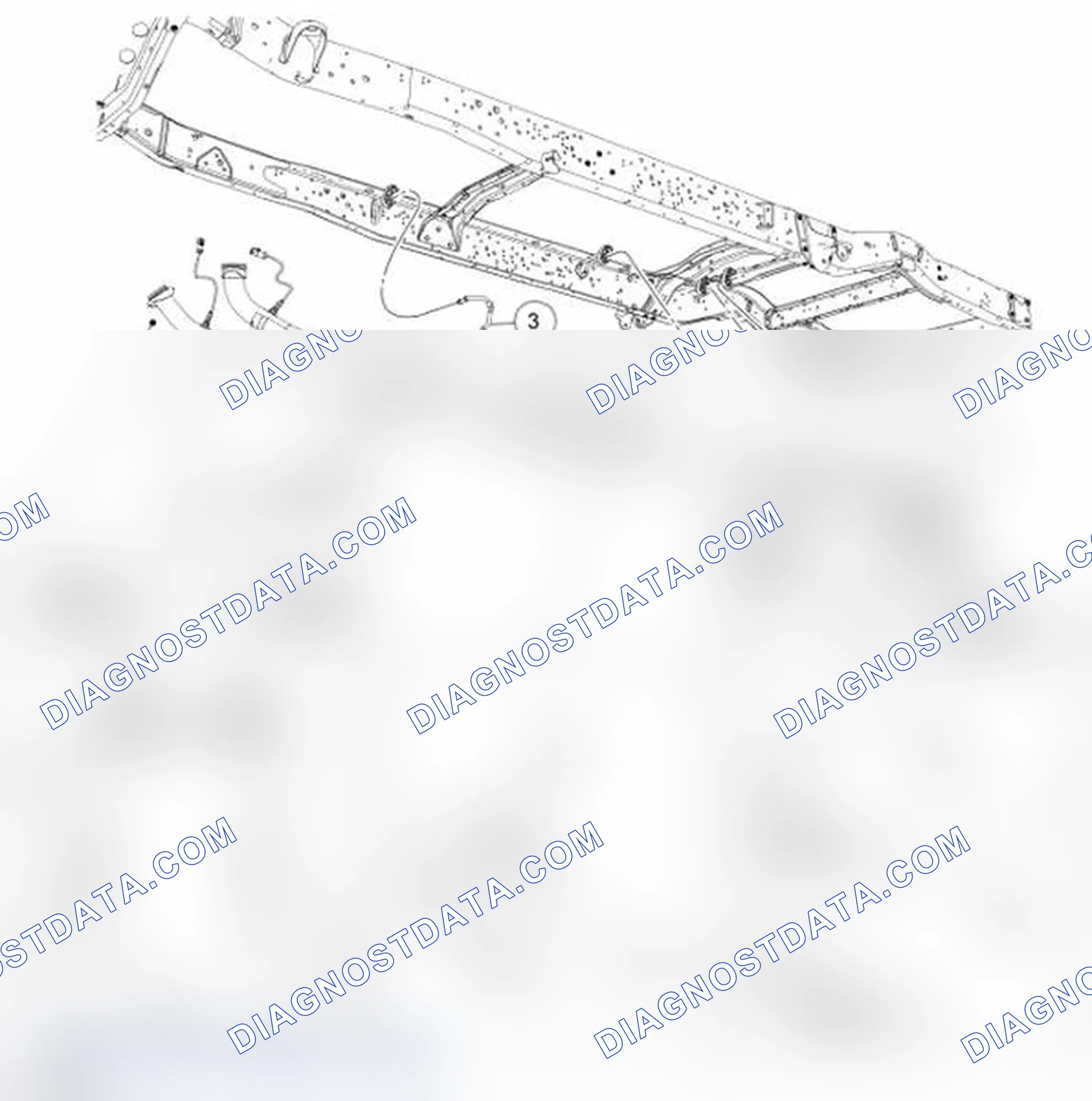 Scheme 4: Exhaust System, Stripped Chassis (5-Speed Transmission)