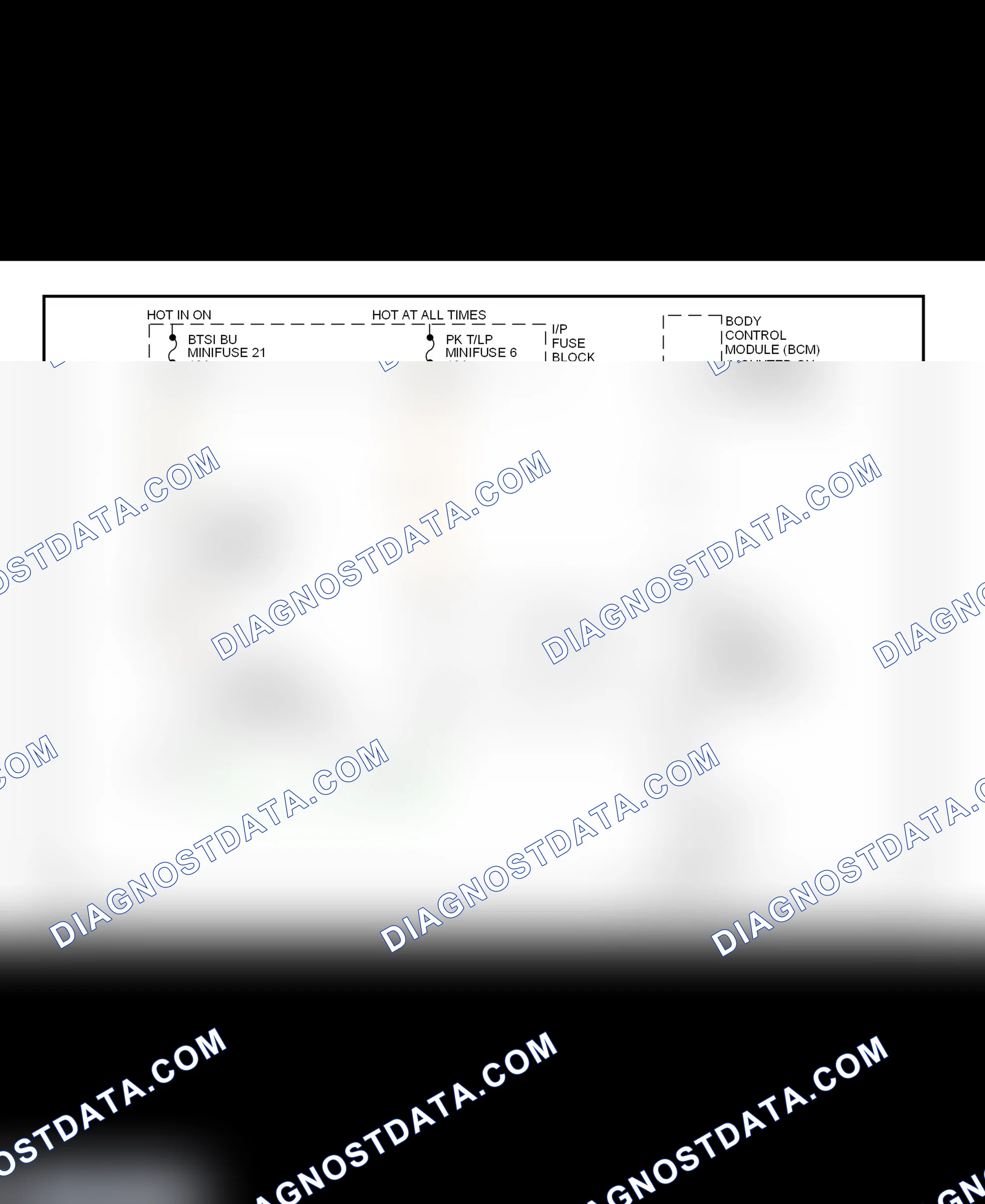 Fig. 36: Shift Interlock System Wiring Diagram (Corvette)