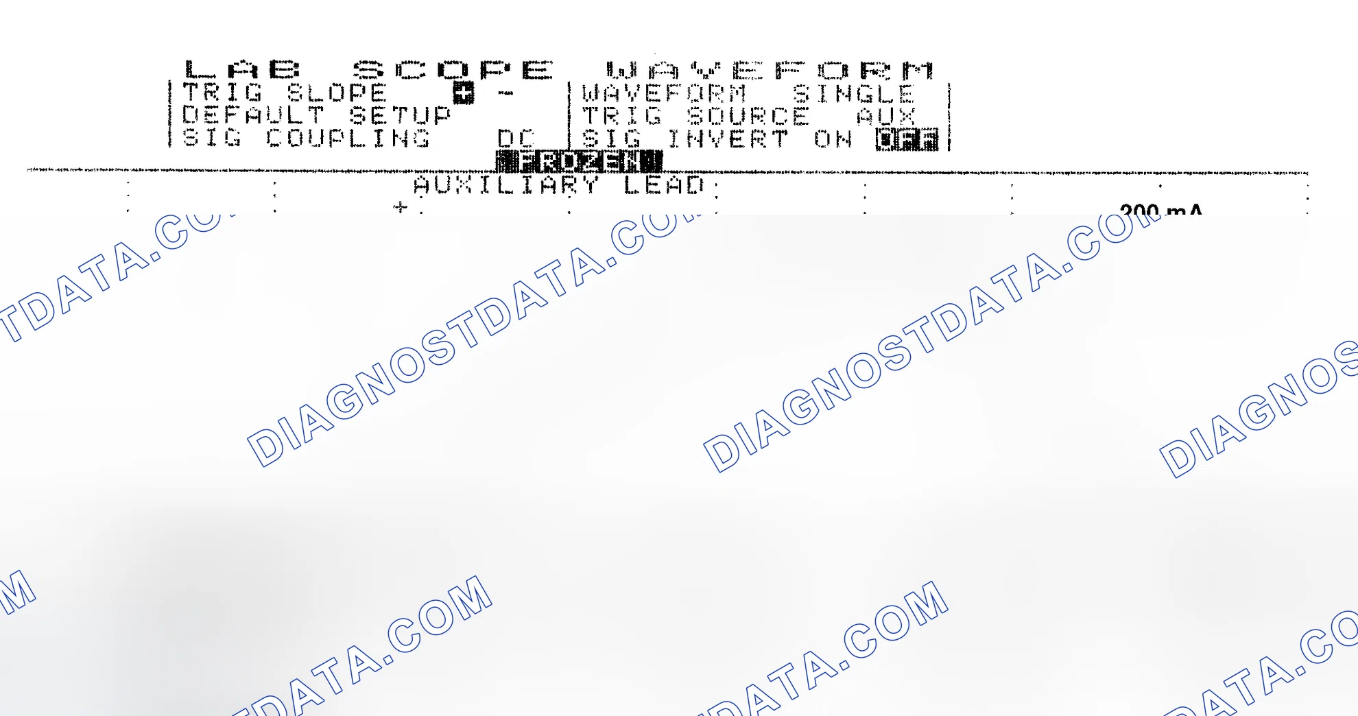Scheme 13: Single Injector w/Normal Current Flow - Current Pattern