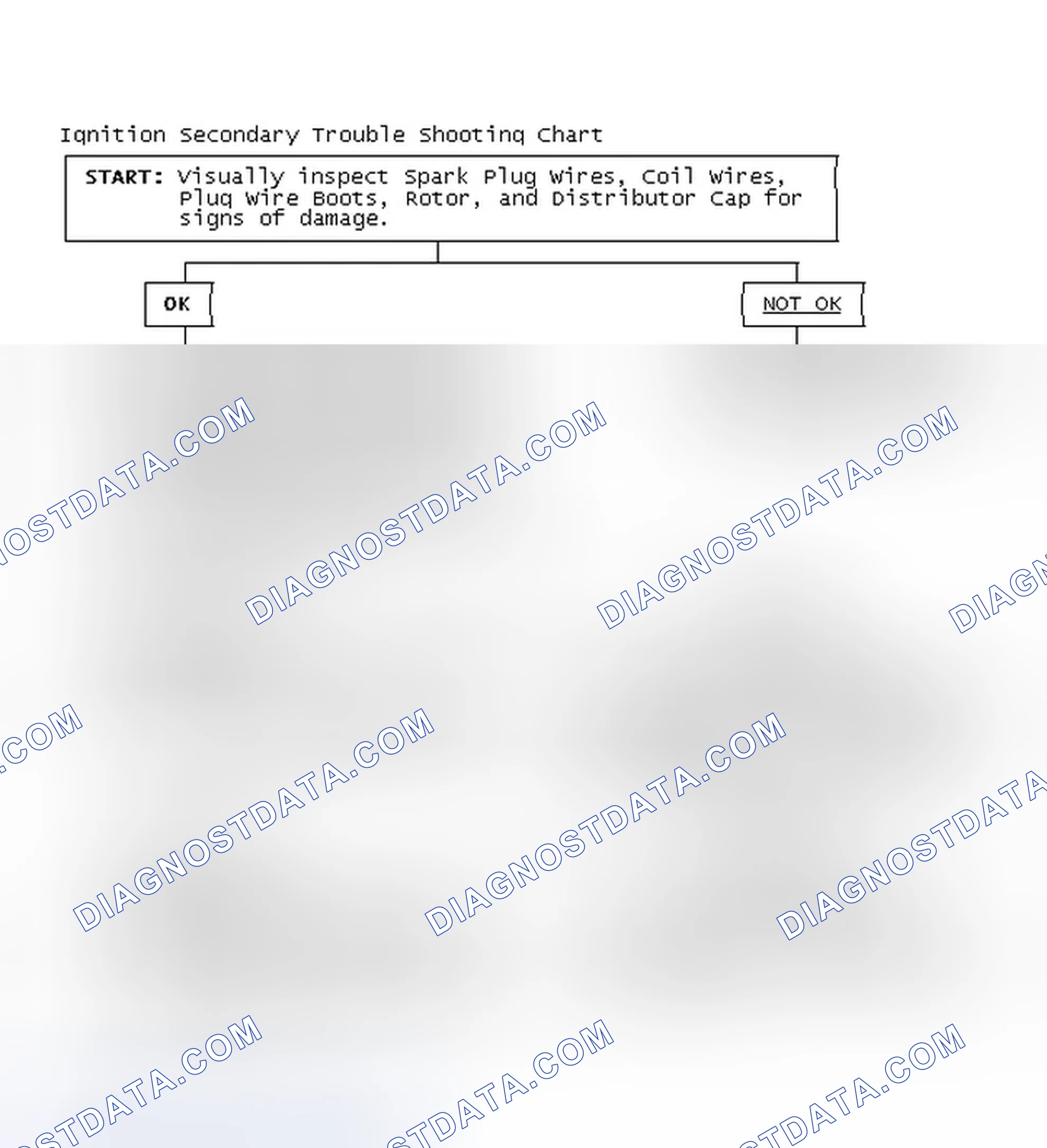 Scheme 1: Ignition Secondary Trouble Shooting Chart